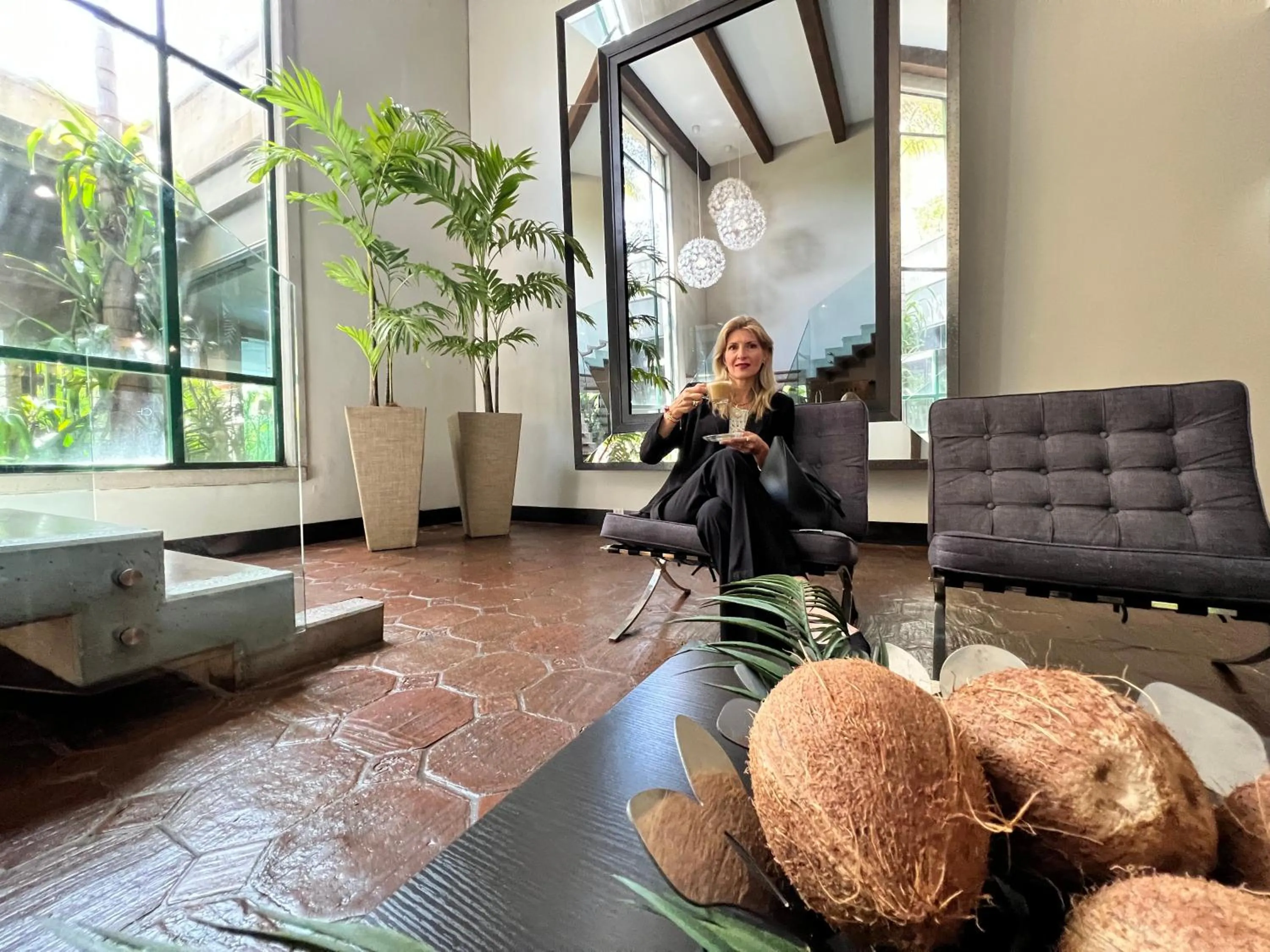 Living room in Hotel GH Guaparo Inn Valencia