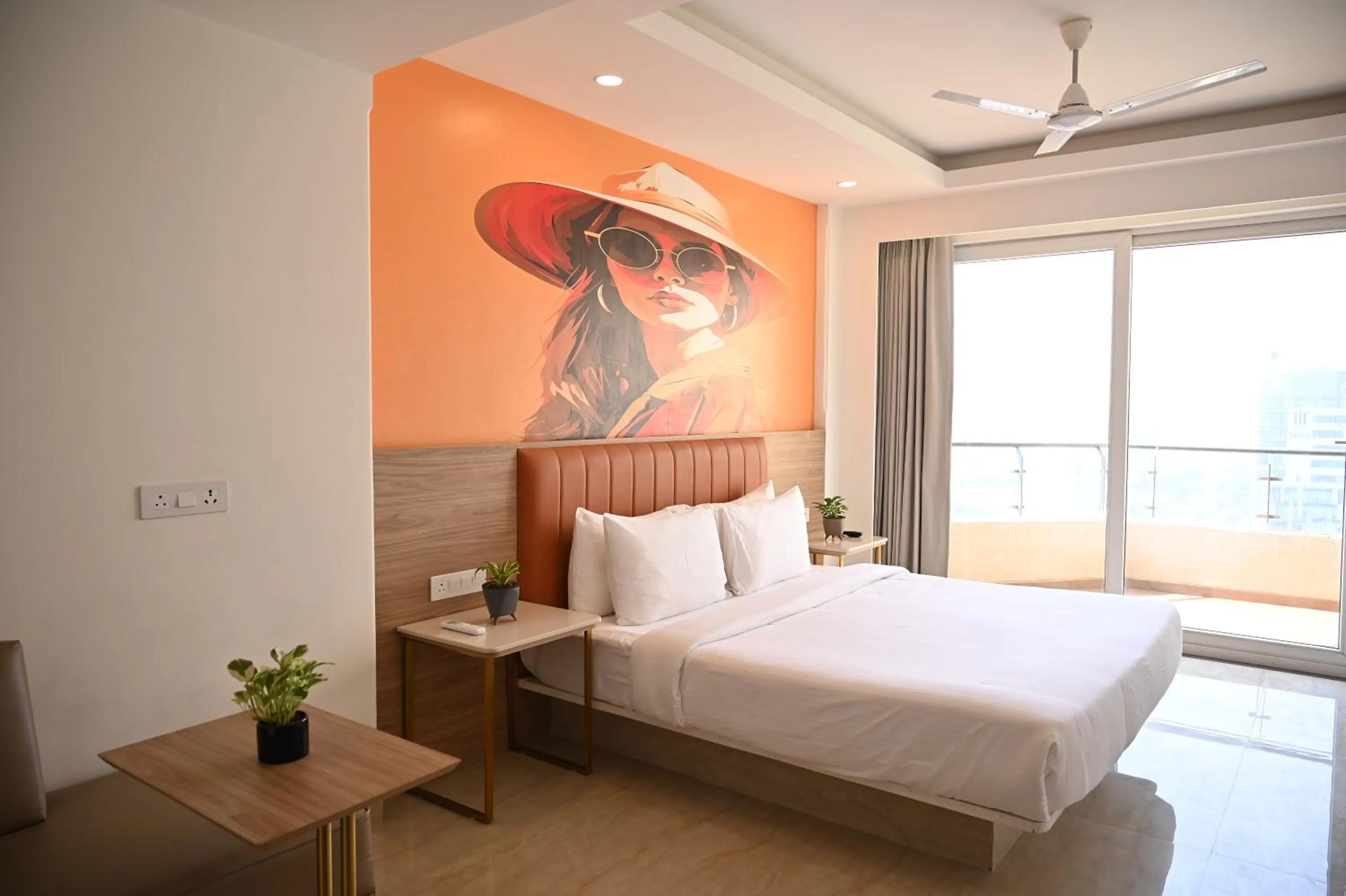 Bedroom, Bed in Alivaa Hotel Gurugram Sohna Road City Center