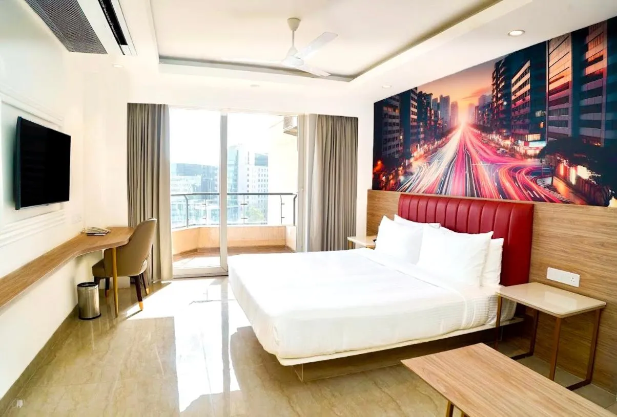 Bedroom, Bed in Alivaa Hotel Gurugram Sohna Road City Center