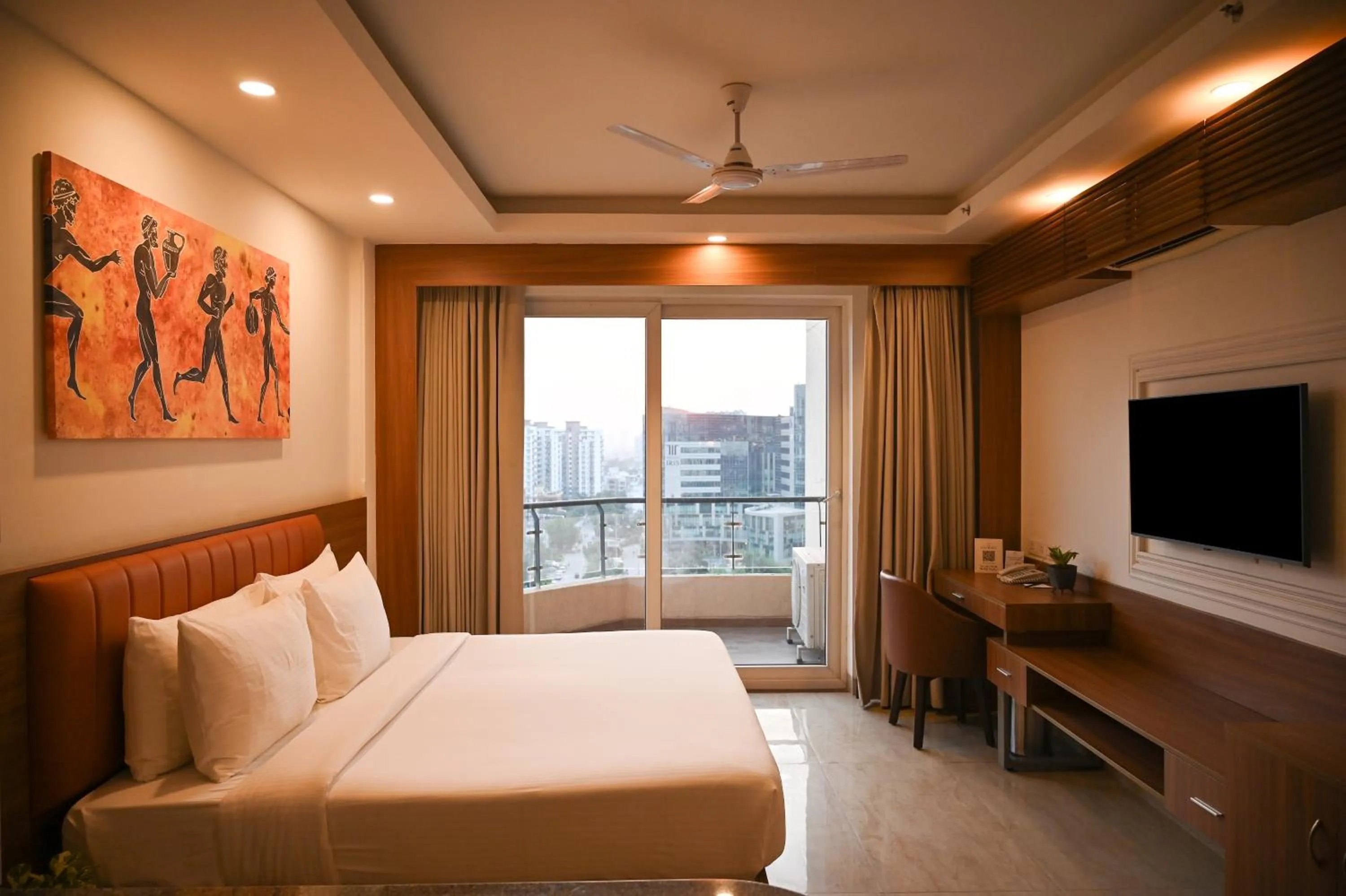 Bed in Alivaa Hotel Gurugram Sohna Road City Center