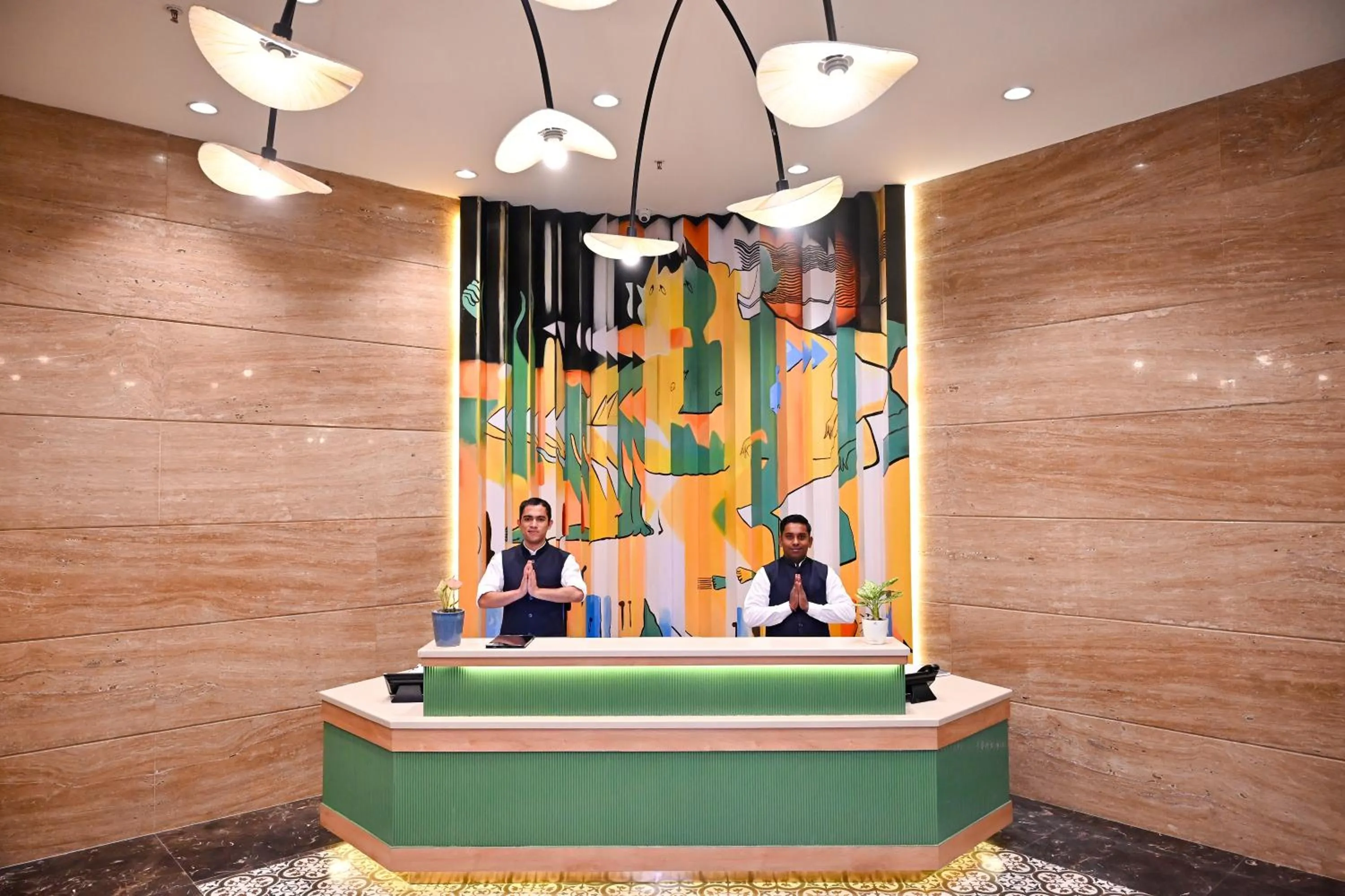 Lobby or reception in Alivaa Hotel Gurugram Sohna Road City Center