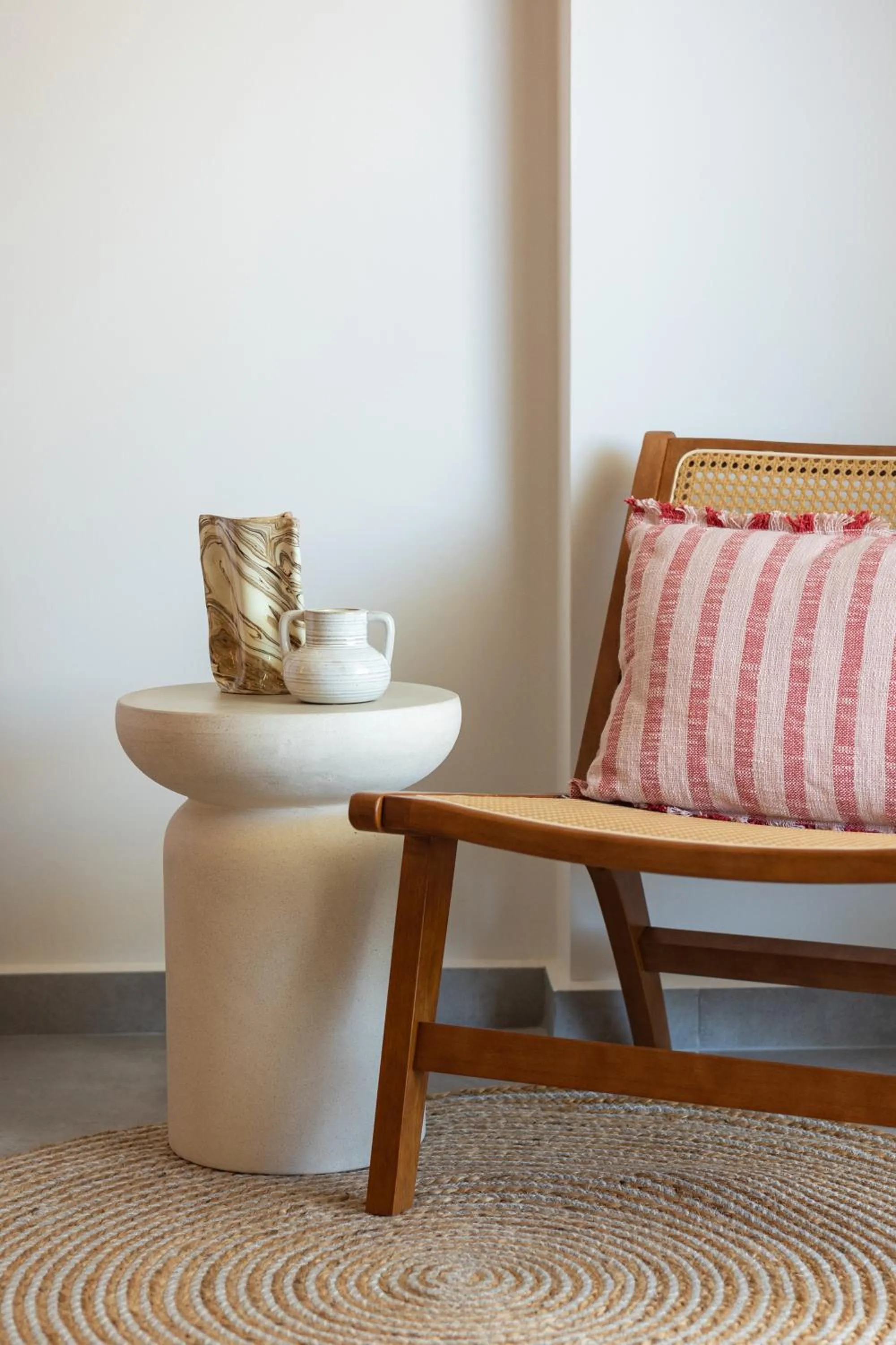 Seating area in Kallisti Stay