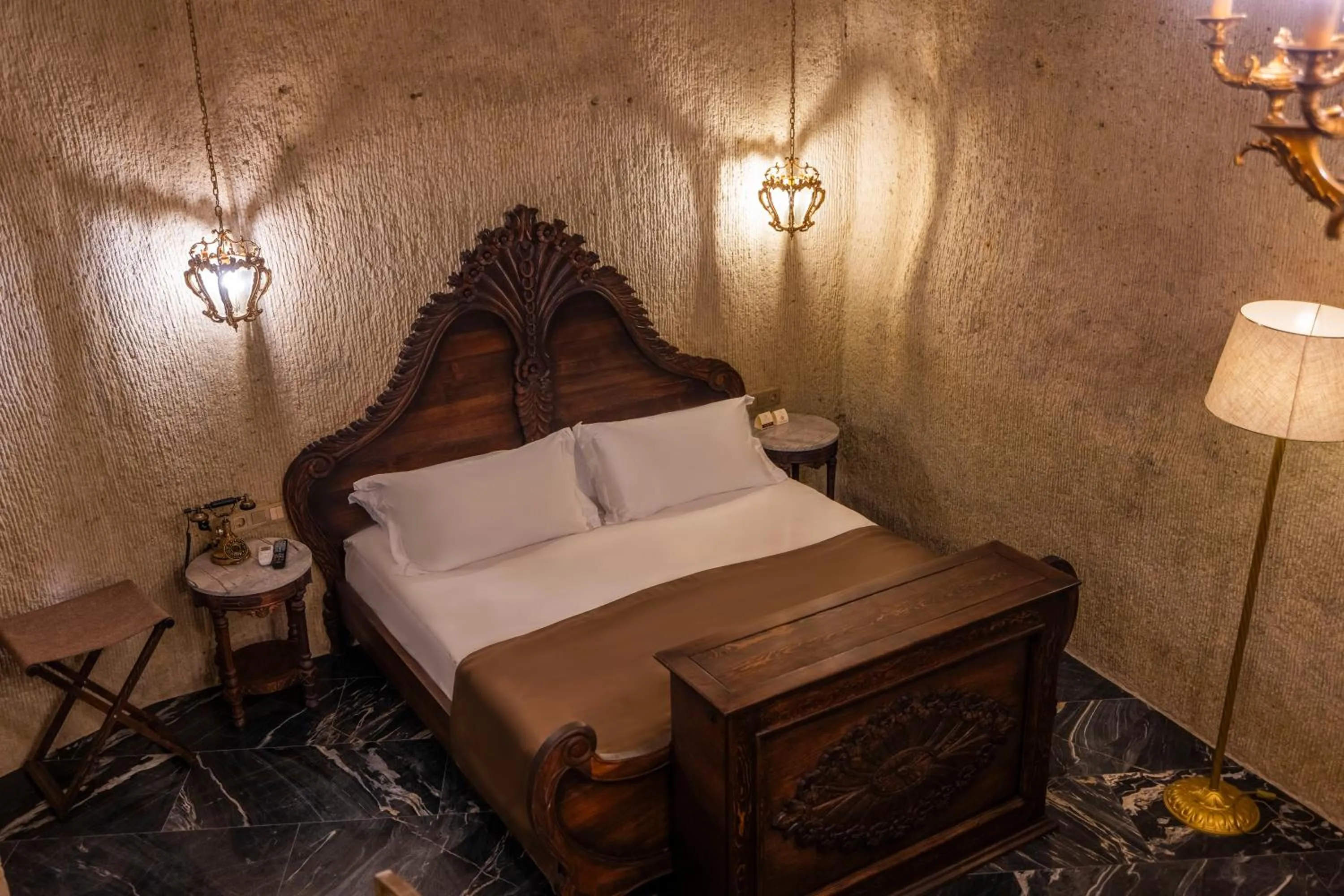 Bed in Signature Cave Cappadocia, Trademark Collection by Wyndham