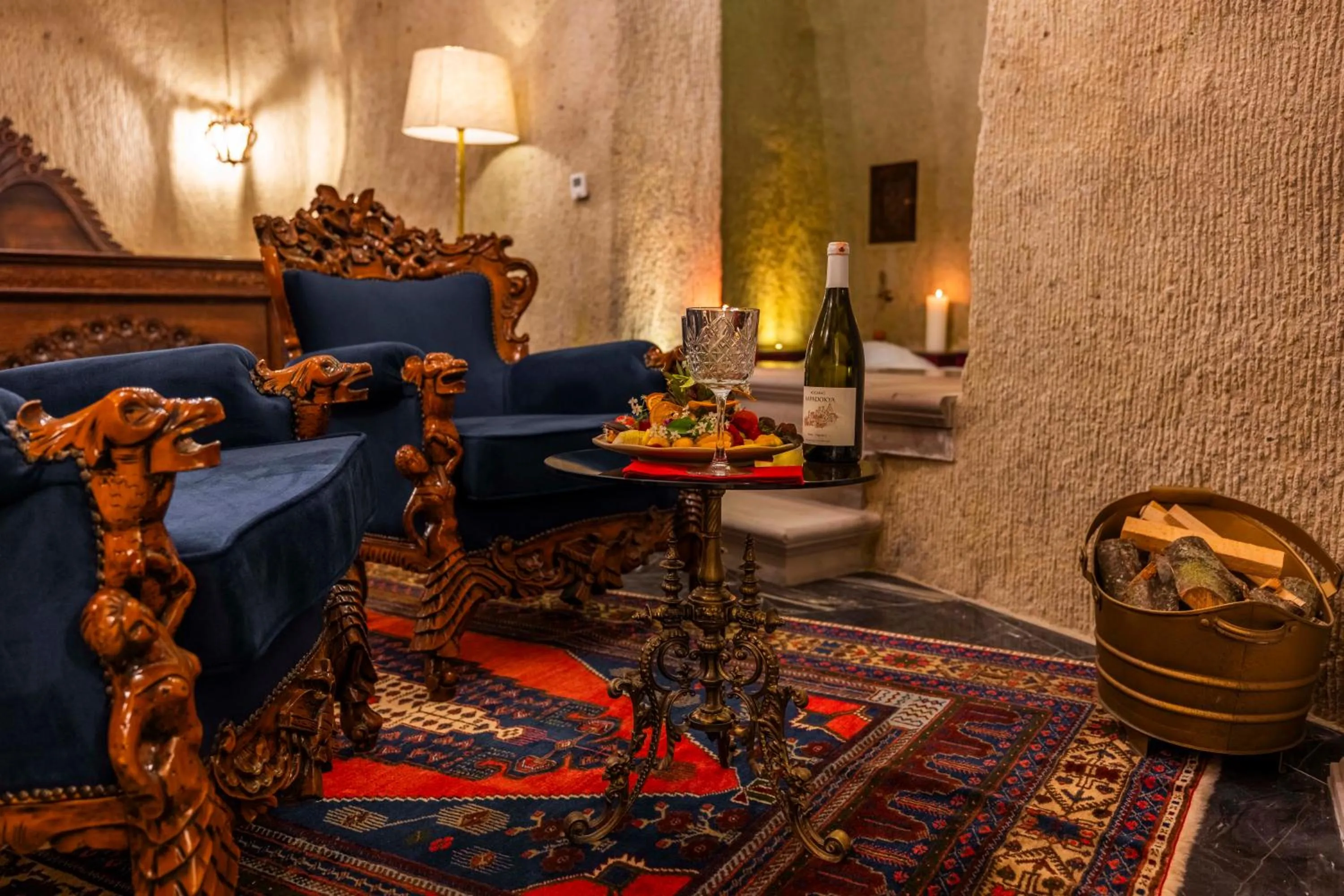 Seating area in Signature Cave Cappadocia, Trademark Collection by Wyndham
