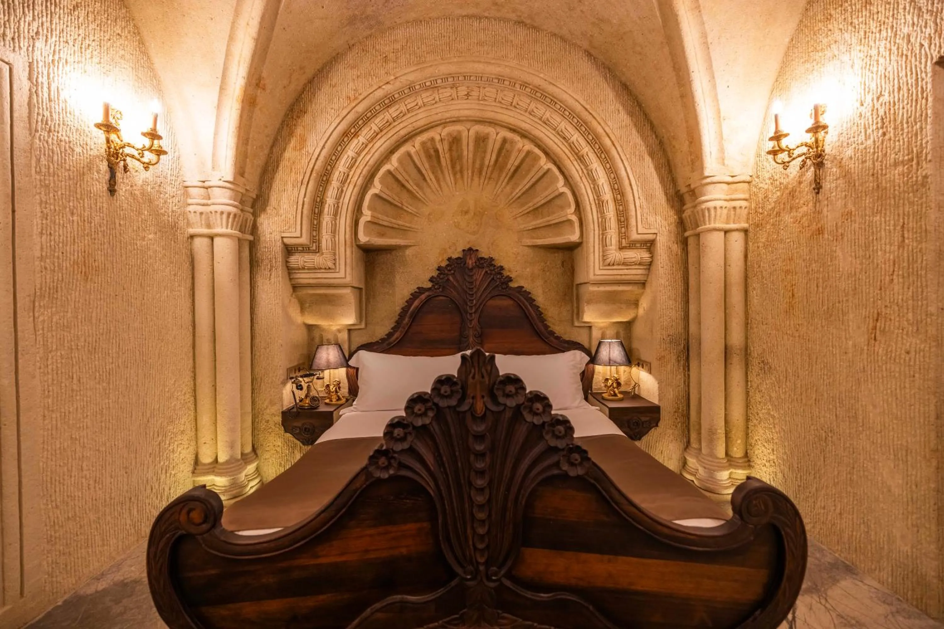 Bed in Signature Cave Cappadocia, Trademark Collection by Wyndham