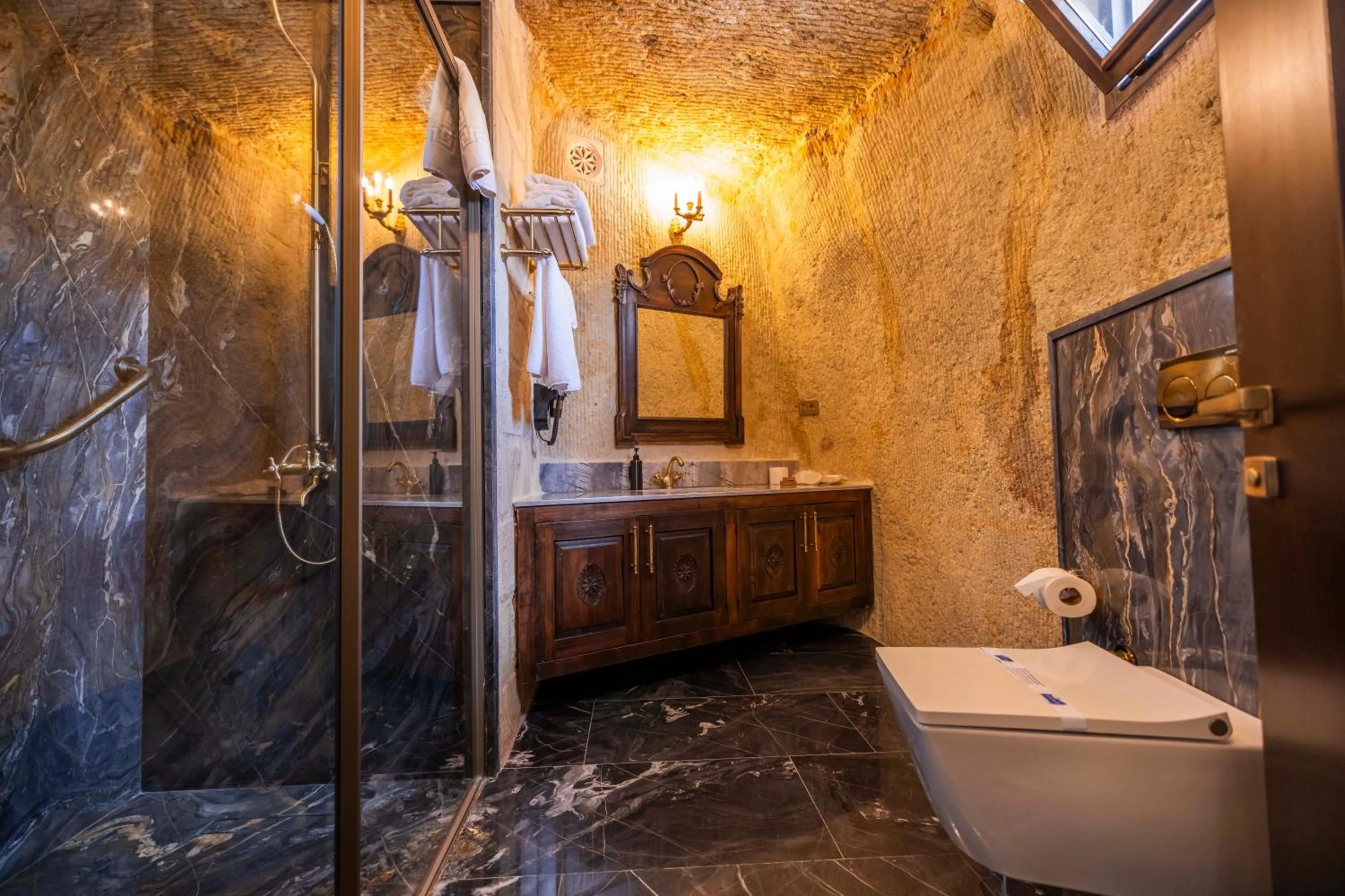 Shower in Signature Cave Cappadocia, Trademark Collection by Wyndham