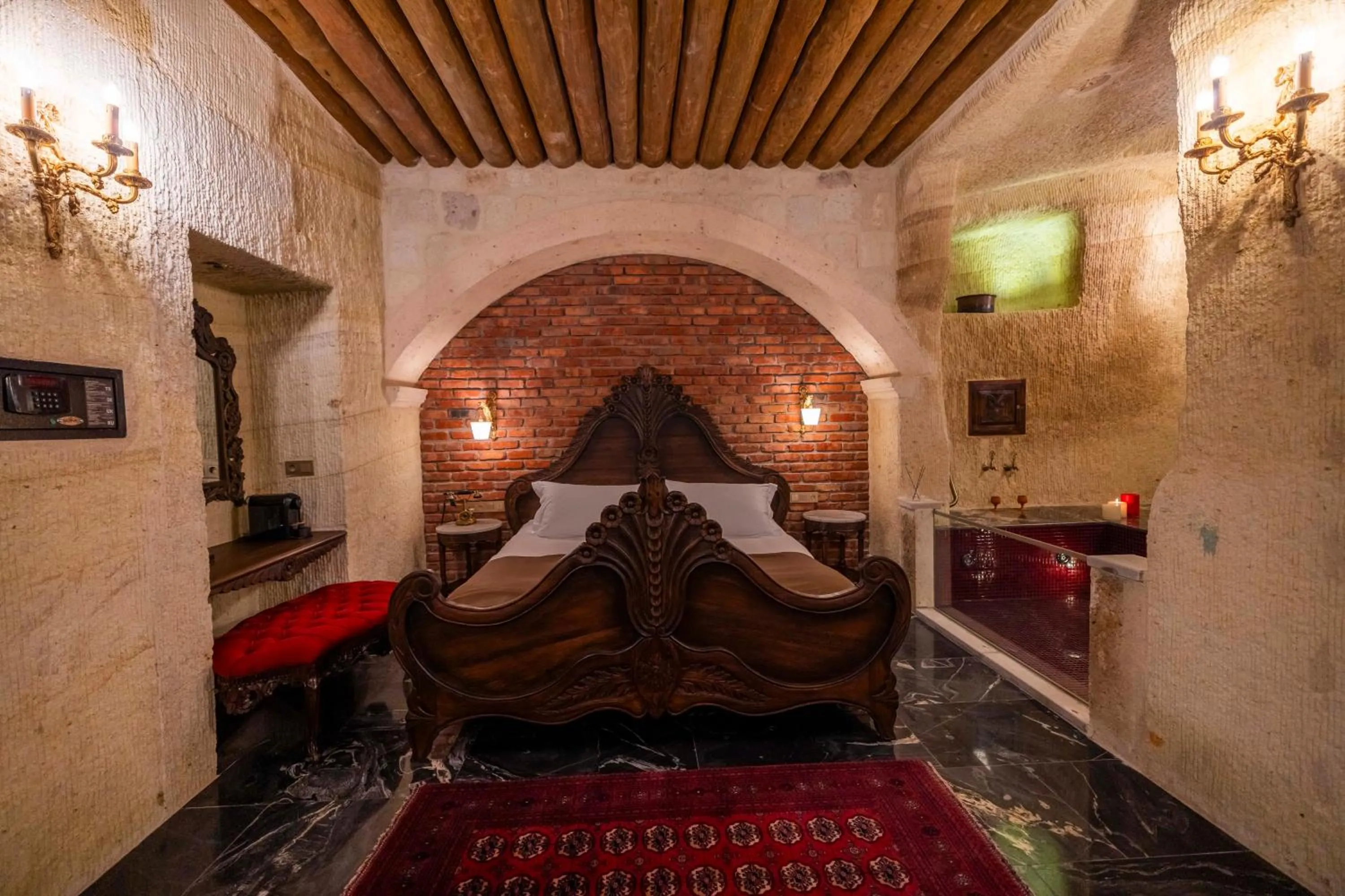 Bed in Signature Cave Cappadocia, Trademark Collection by Wyndham