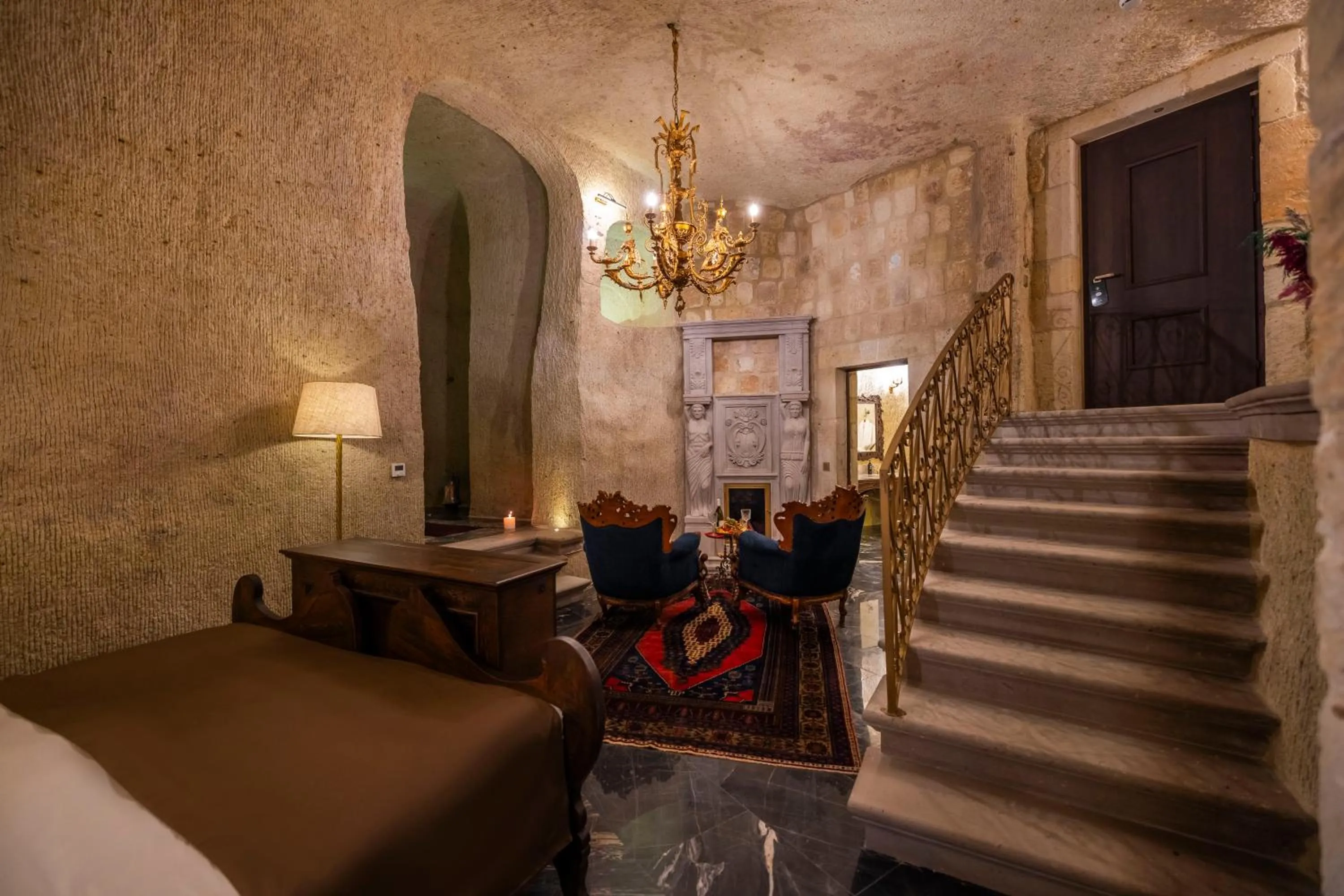 Bed in Signature Cave Cappadocia, Trademark Collection by Wyndham