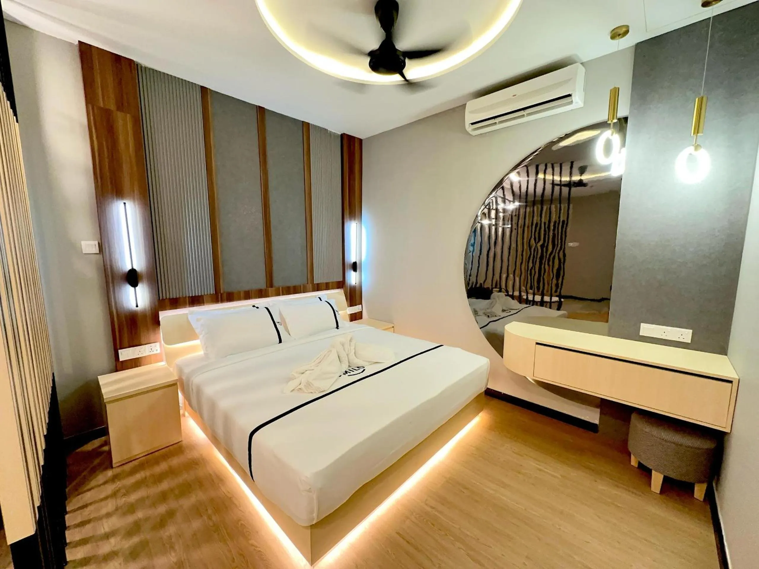 Bedroom, Bed in Sky Hotel Selayang