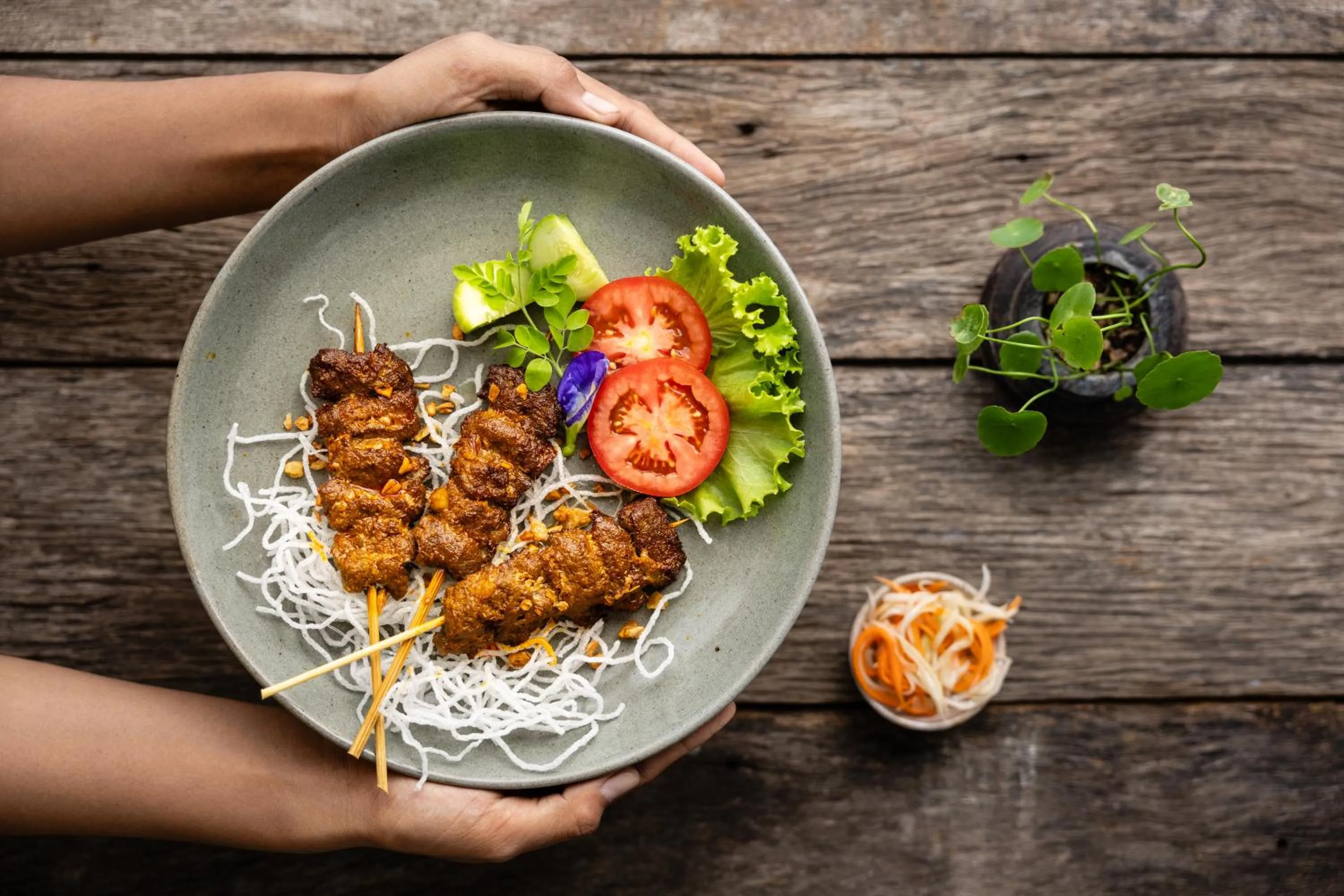 Food close-up in Moringa Tree Maison