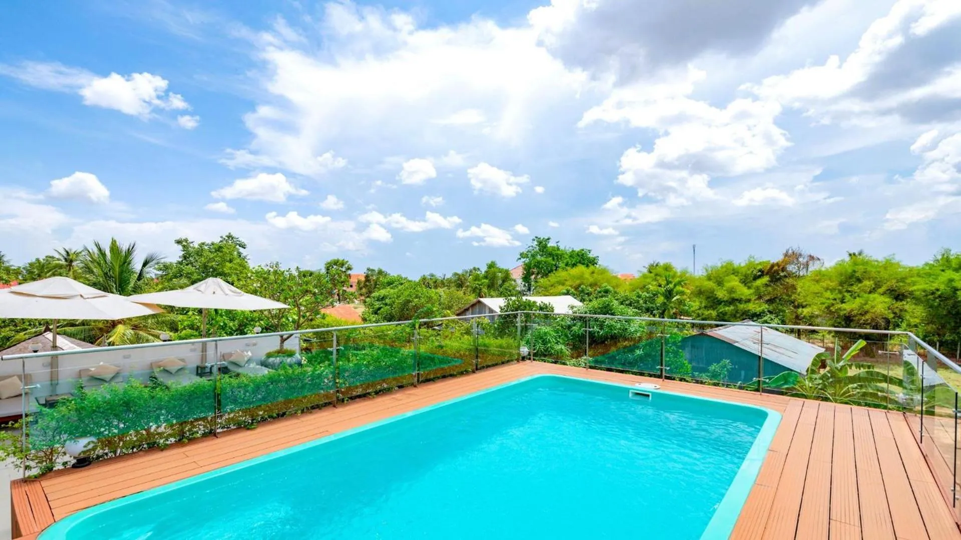 Pool view in Moringa Tree Maison