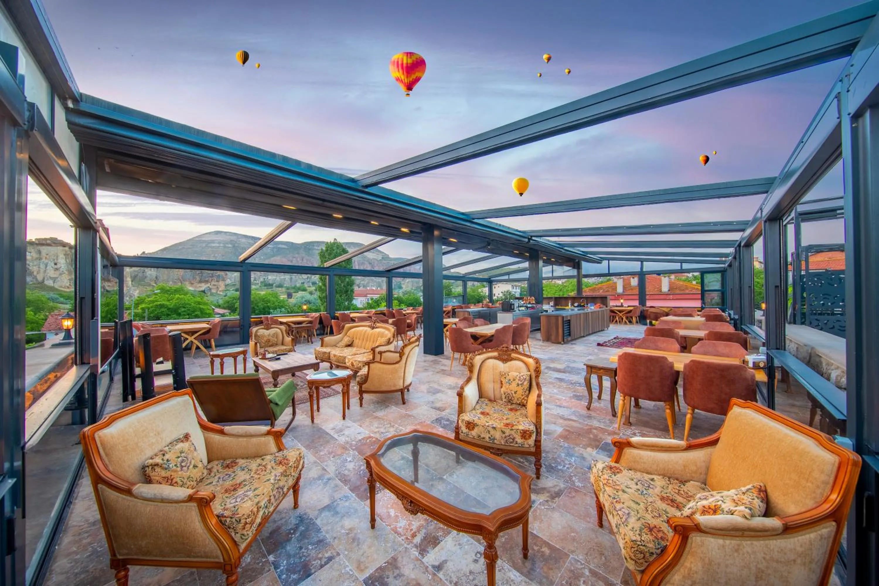 Balcony/Terrace in Cappadocia Cavusin Stone House