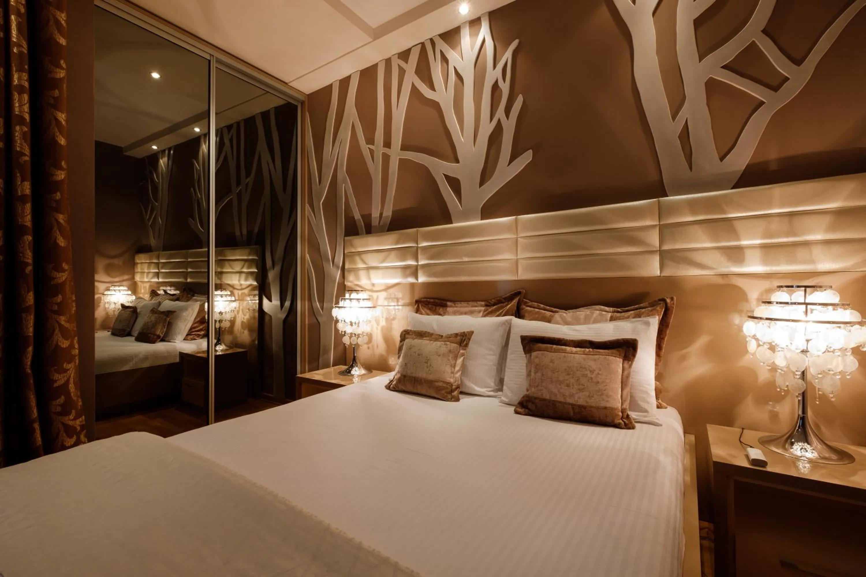 Bedroom, Bed in Apart K Apartments