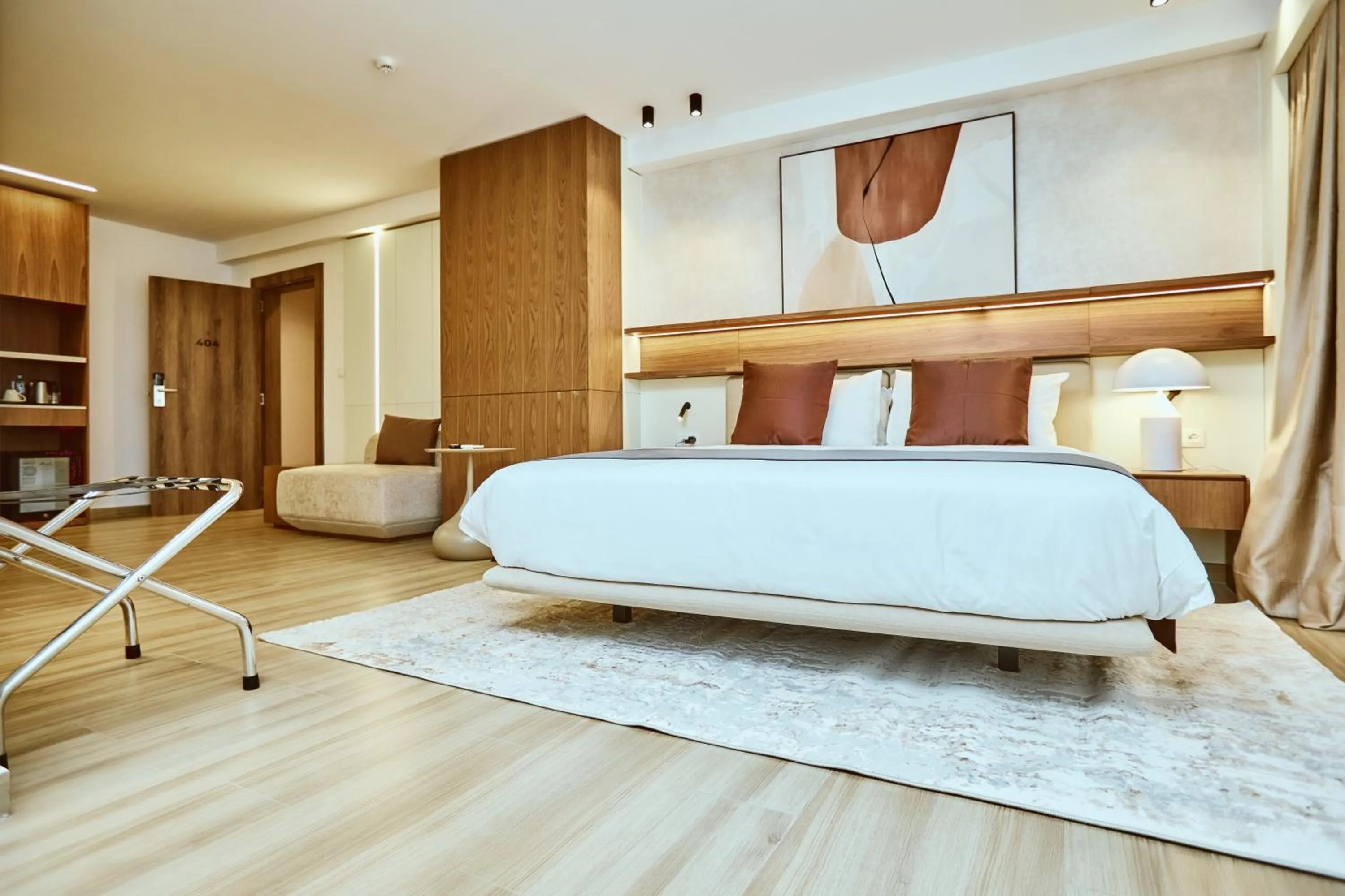 Bed in Hôtel Ivotel Abidjan