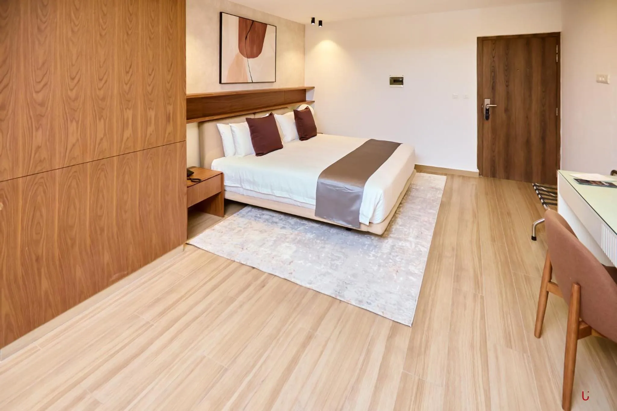 Bed in Hôtel Ivotel Abidjan