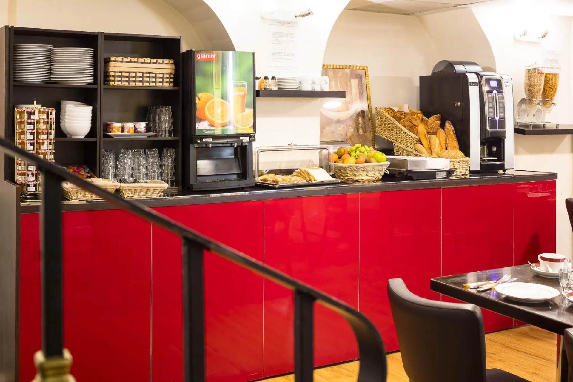 Buffet breakfast in Hotel Imperial Paris