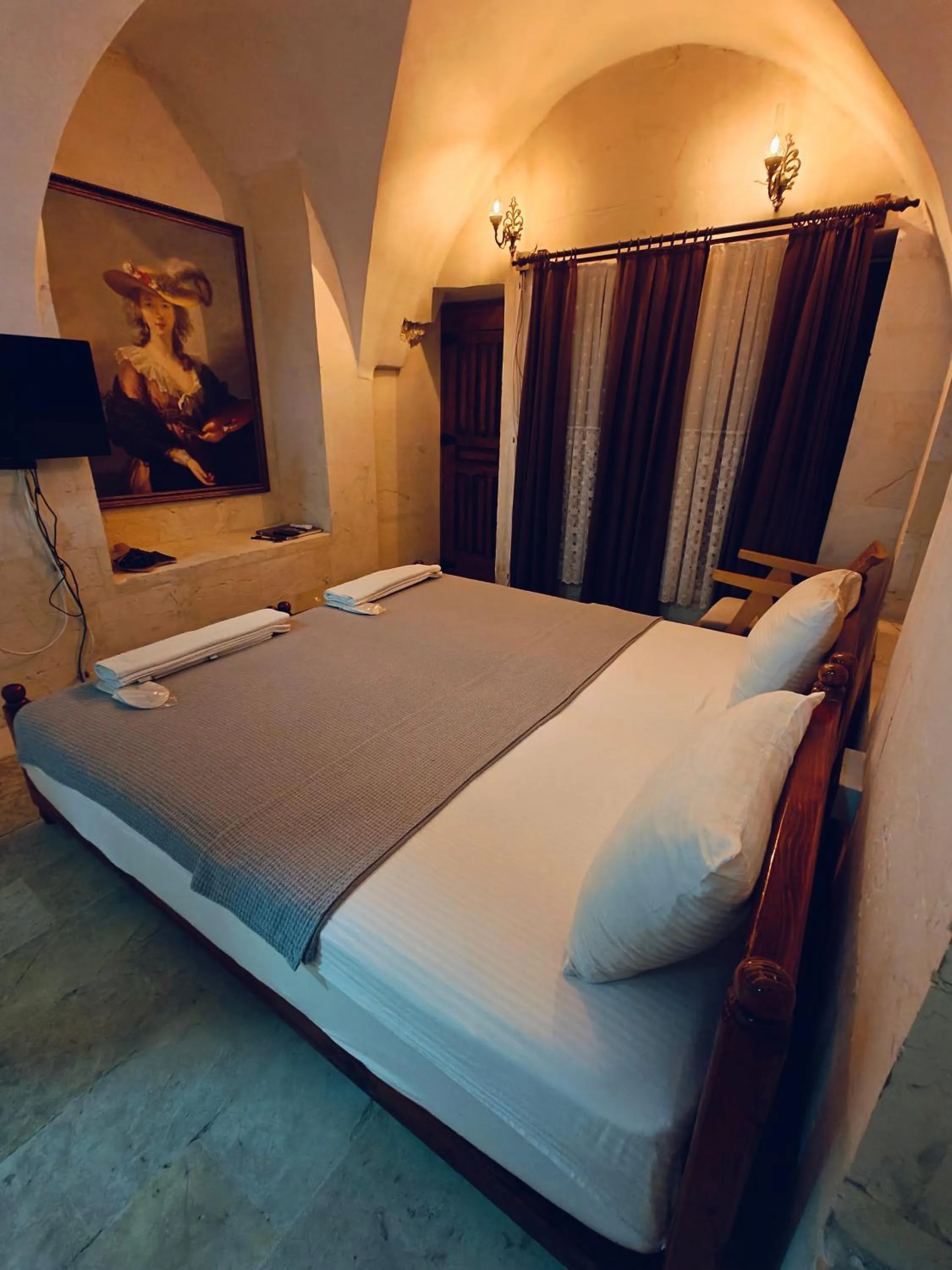 Bed in Ktisis Otel