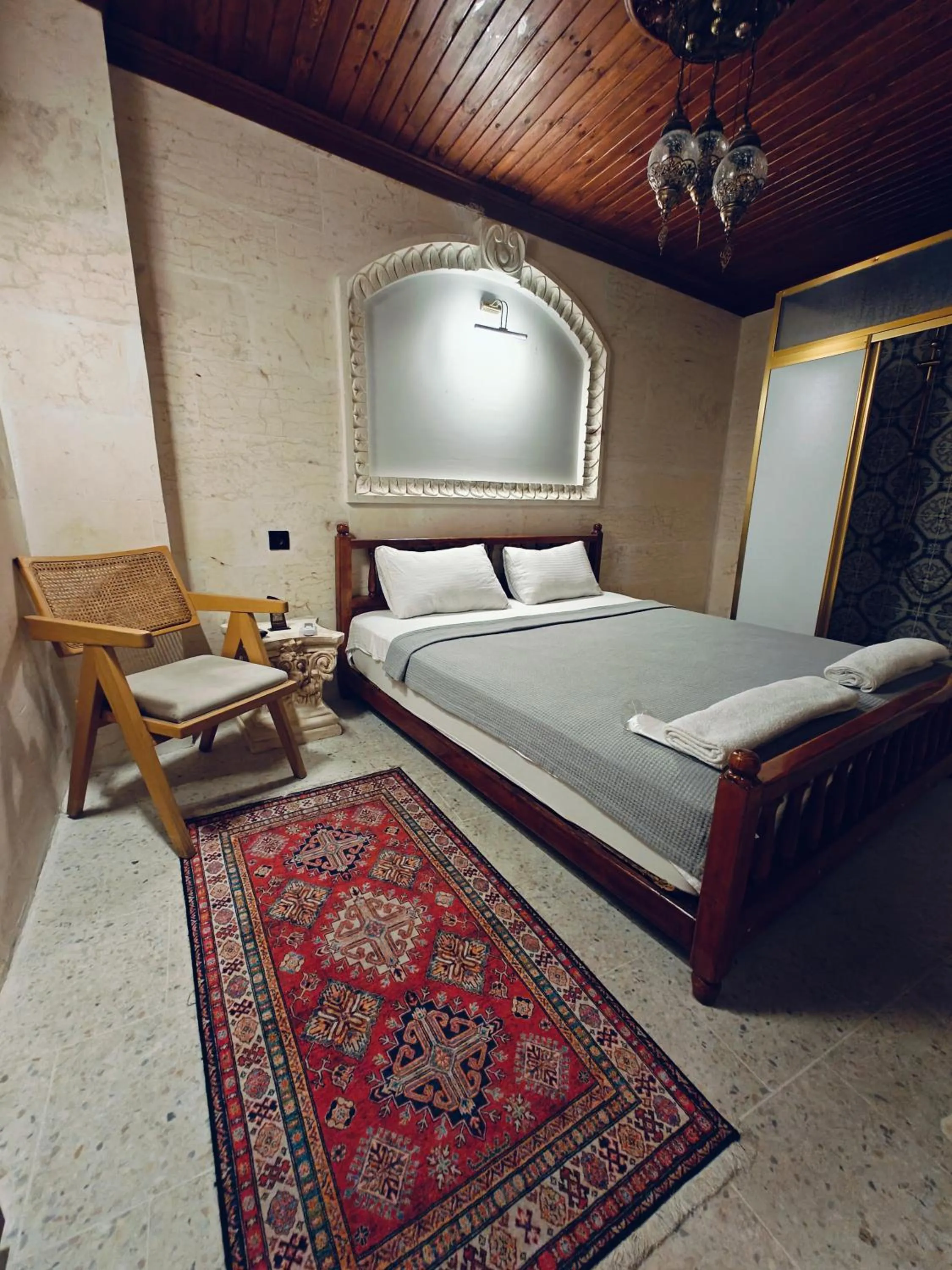 Bed in Ktisis Otel