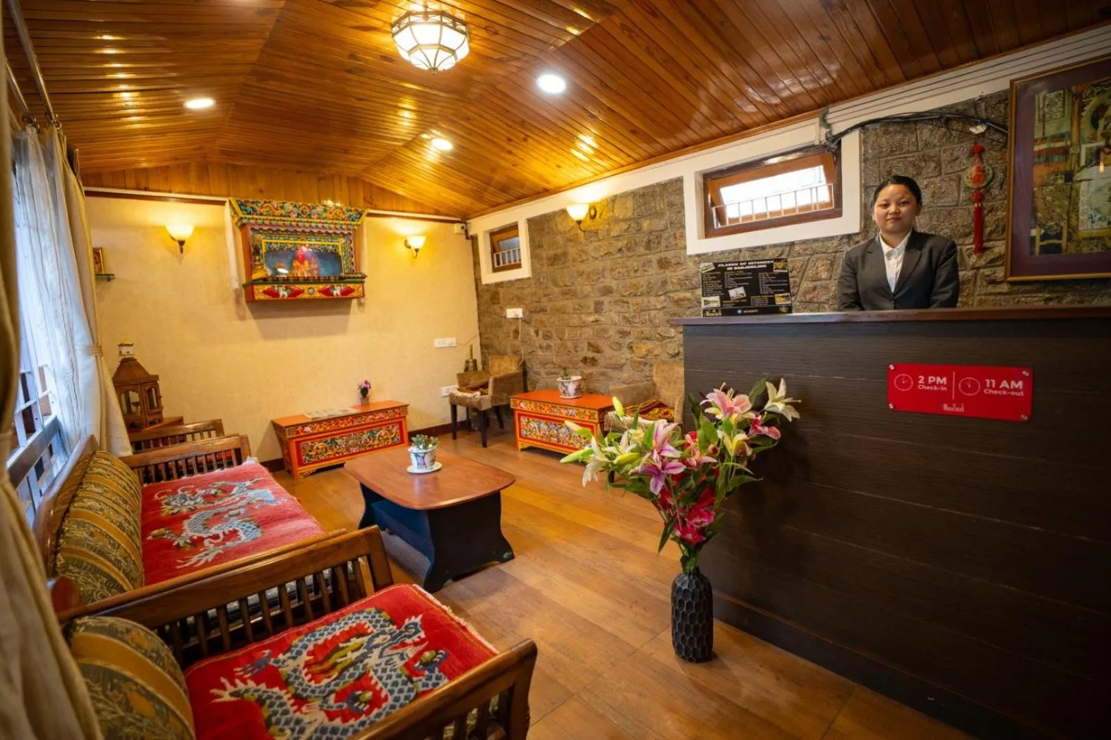 Lobby or reception in Muscatel Nirvana – At The Mall Road