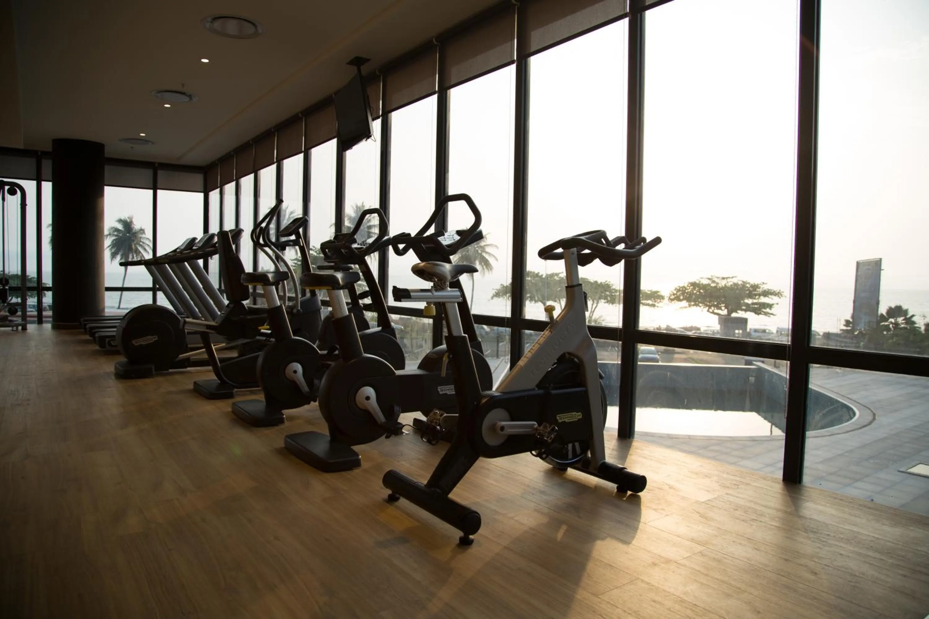 Fitness centre/facilities in Park Inn by Radisson Libreville