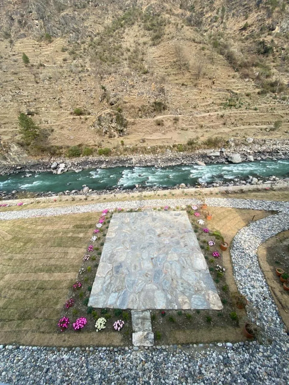 View (from property/room) in Bhagirathi Resort by Aikyam