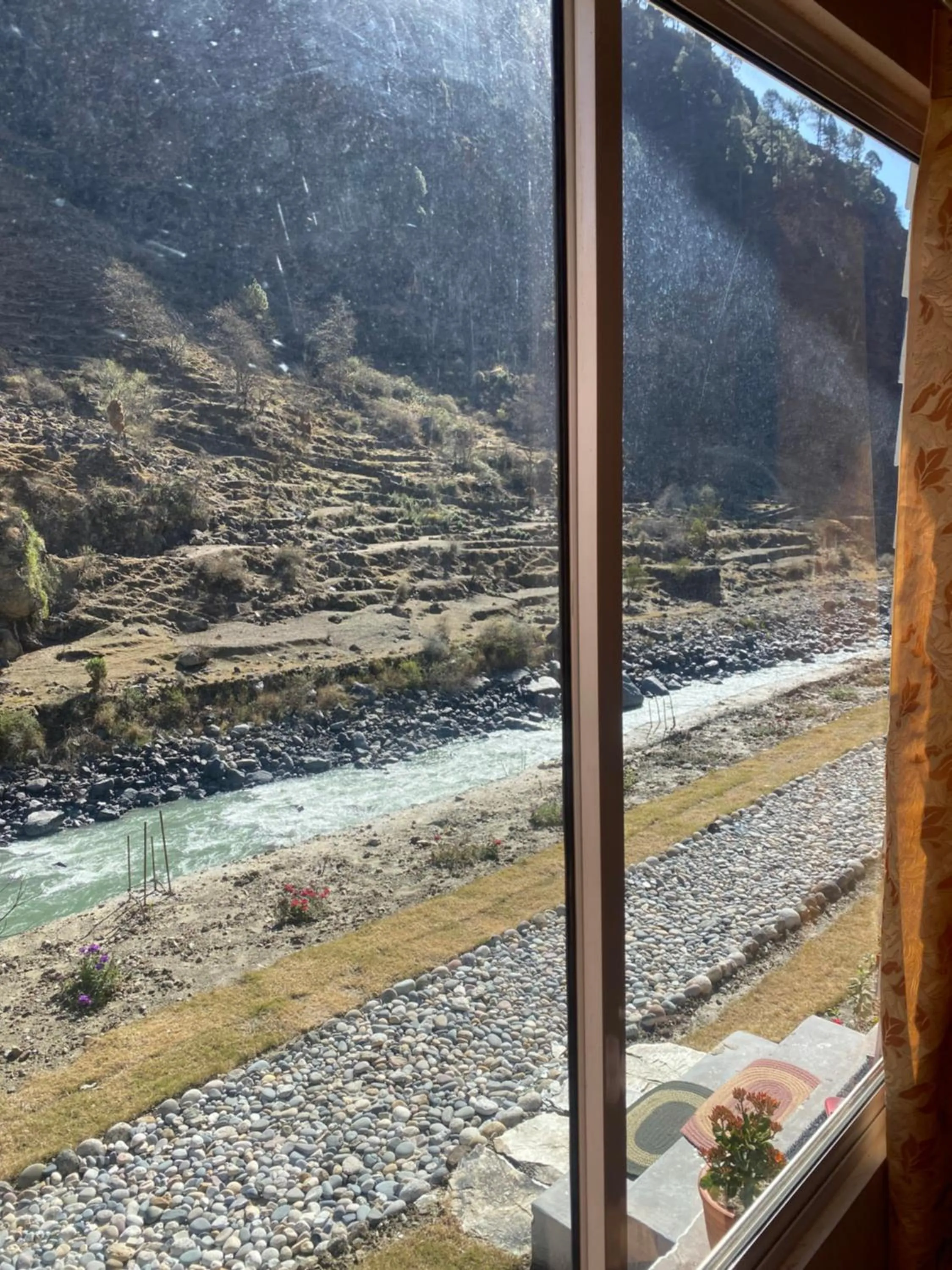 River view in Bhagirathi Resort by Aikyam