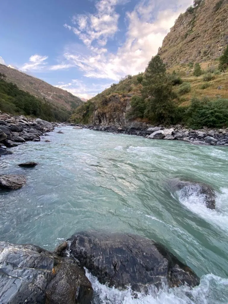 River view in Bhagirathi Resort by Aikyam