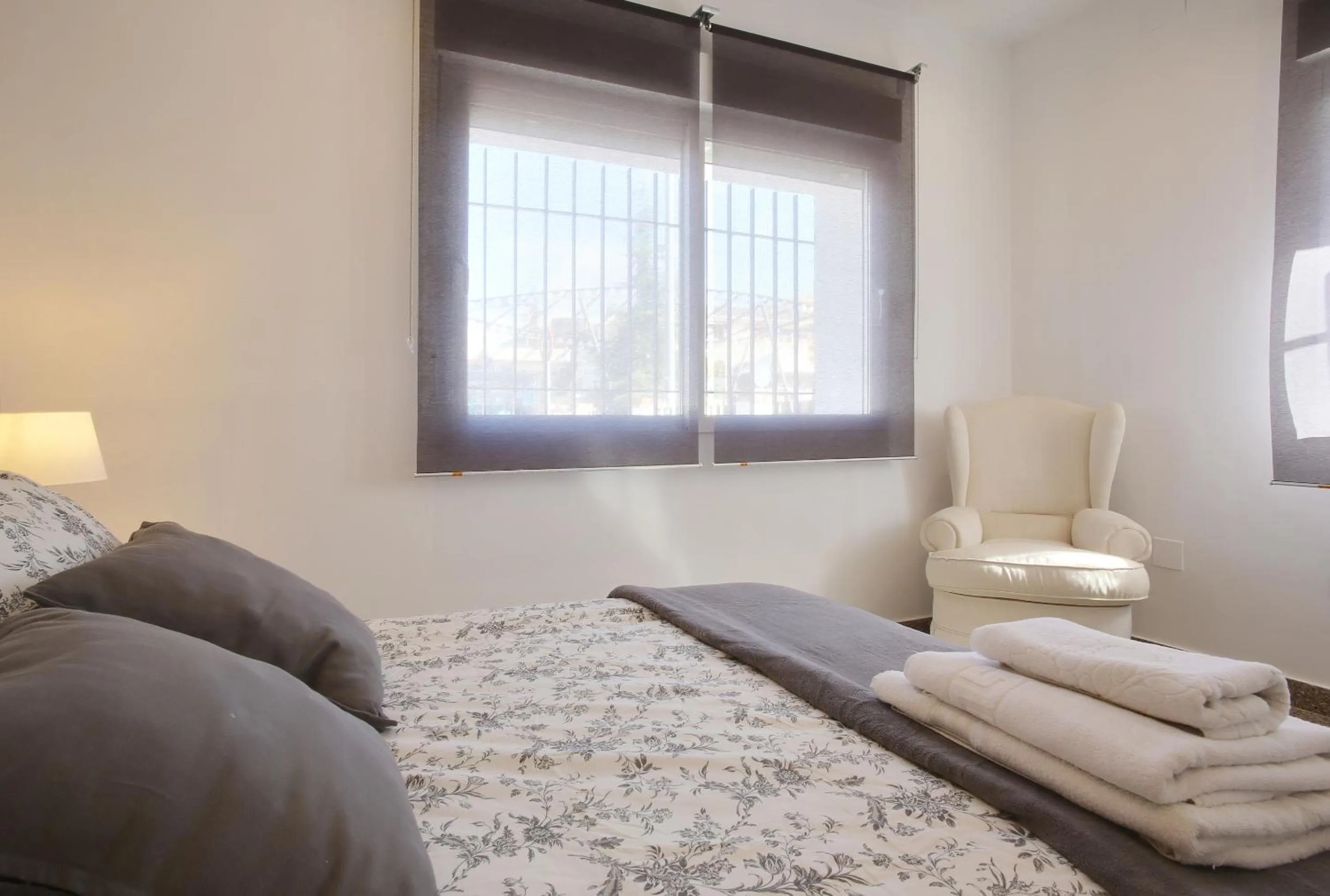 Bedroom, Bed in Apartamentos Ronda Luz