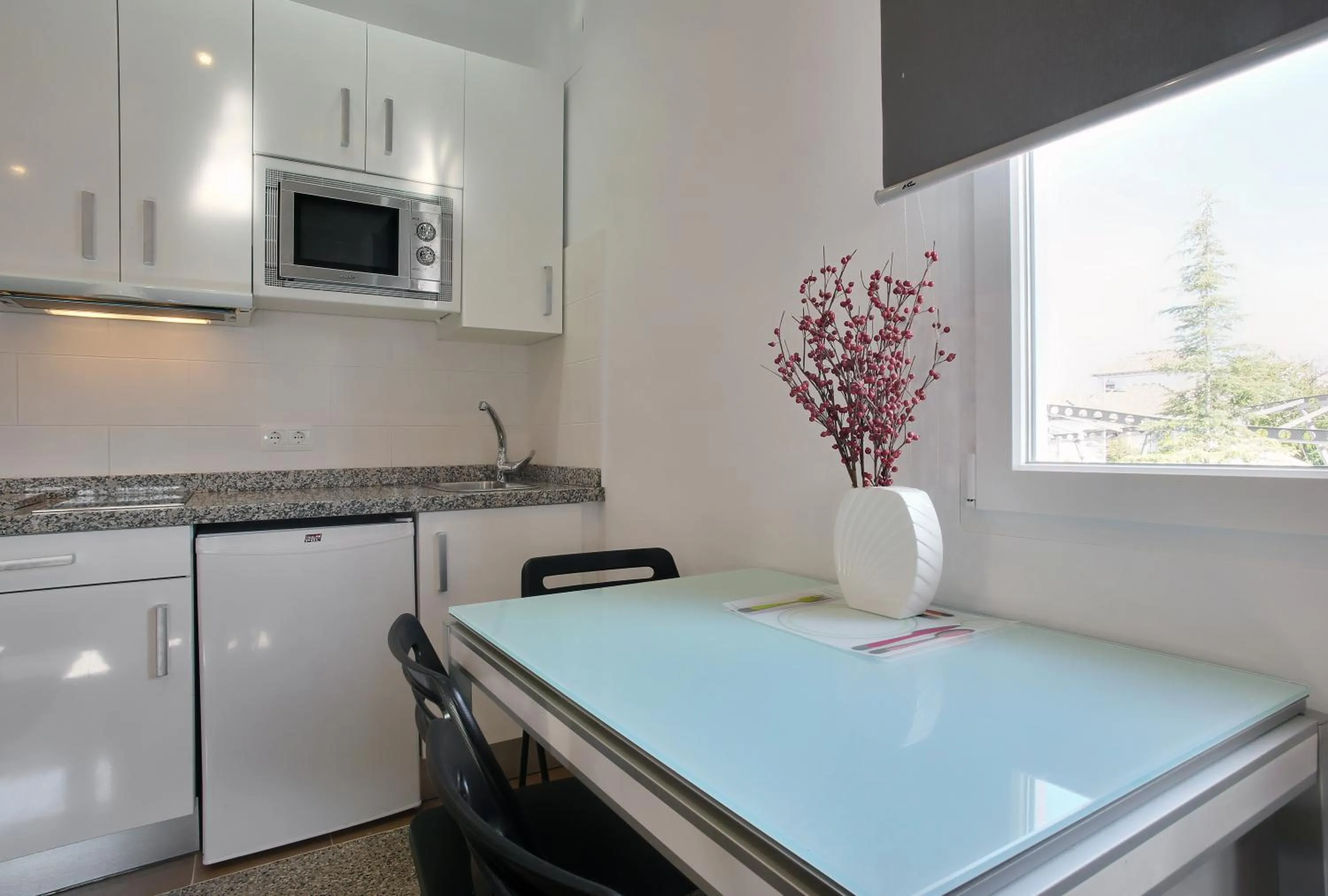 Kitchen or kitchenette in Apartamentos Ronda Luz