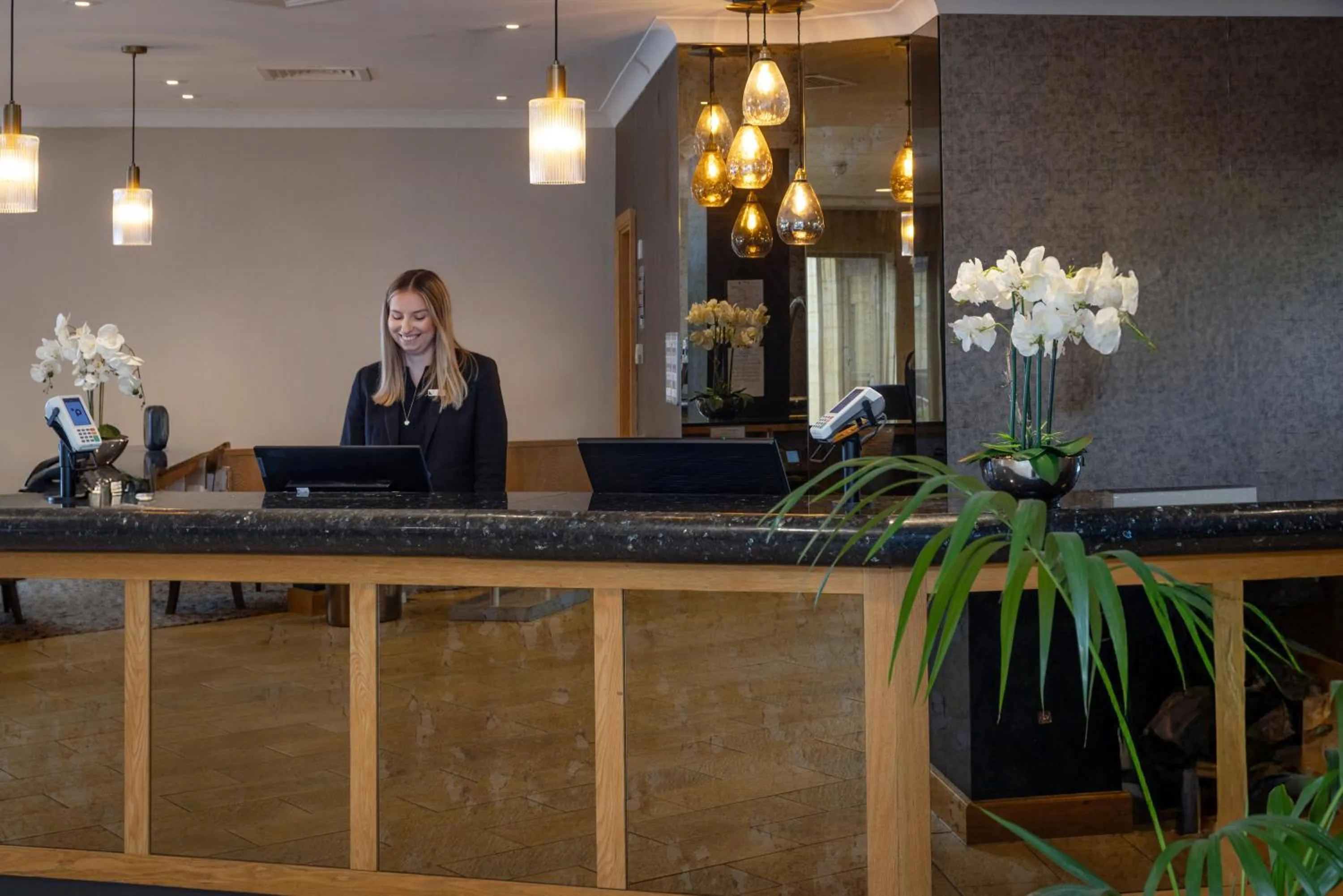 Lobby or reception in Hampshire Court Hotel & Spa