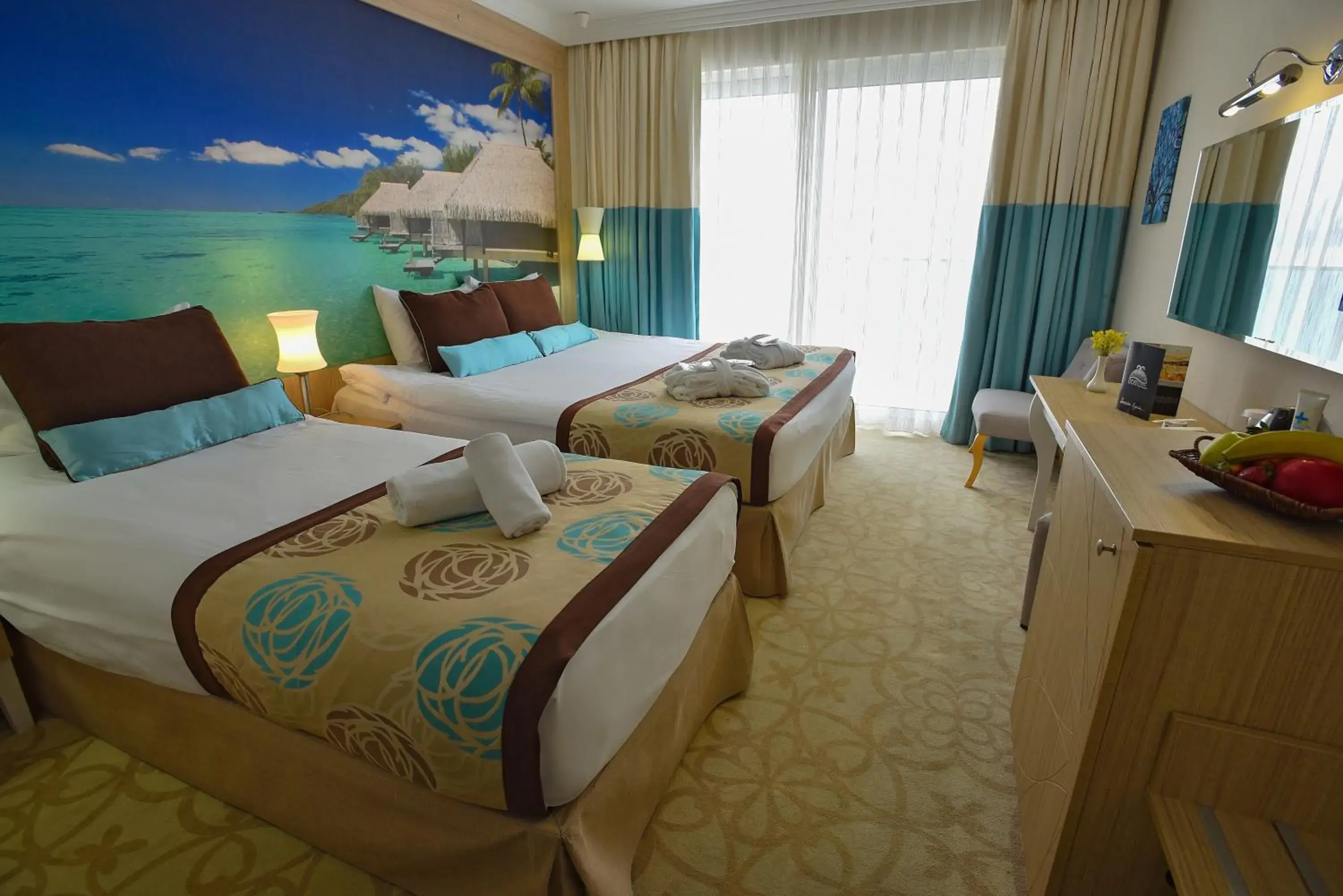 Superior Room with Lake View & Balcony in Hotel Izgrev Spa & Aquapark Superior Room with Lake View & Balcony in Hotel Izgrev Spa & Aquapark