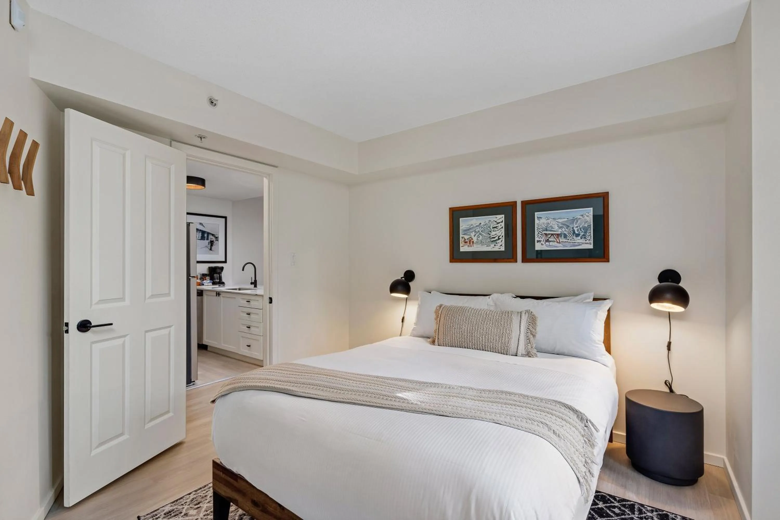 Bed in Cascade Lodge