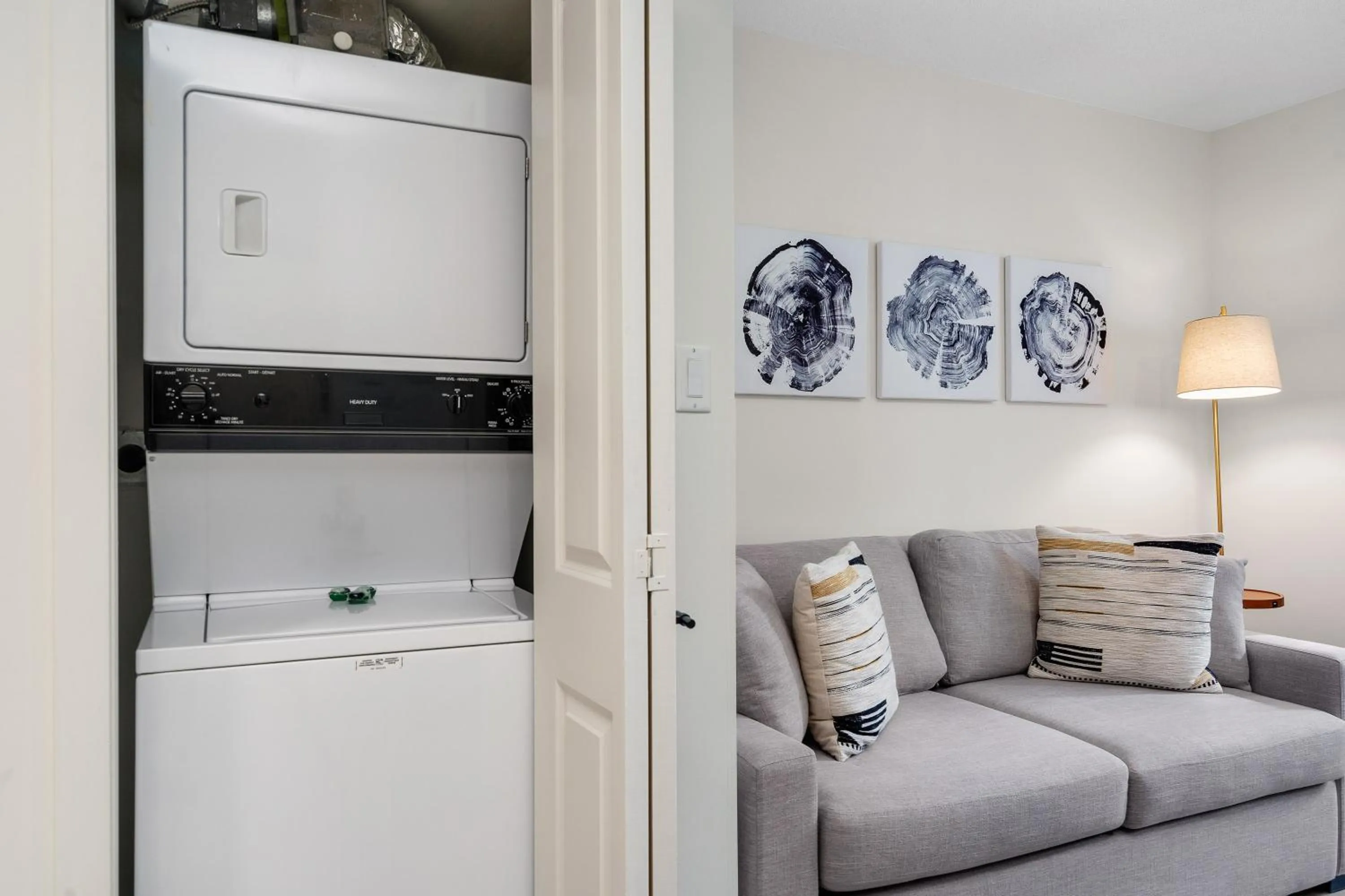 washing machine in Cascade Lodge