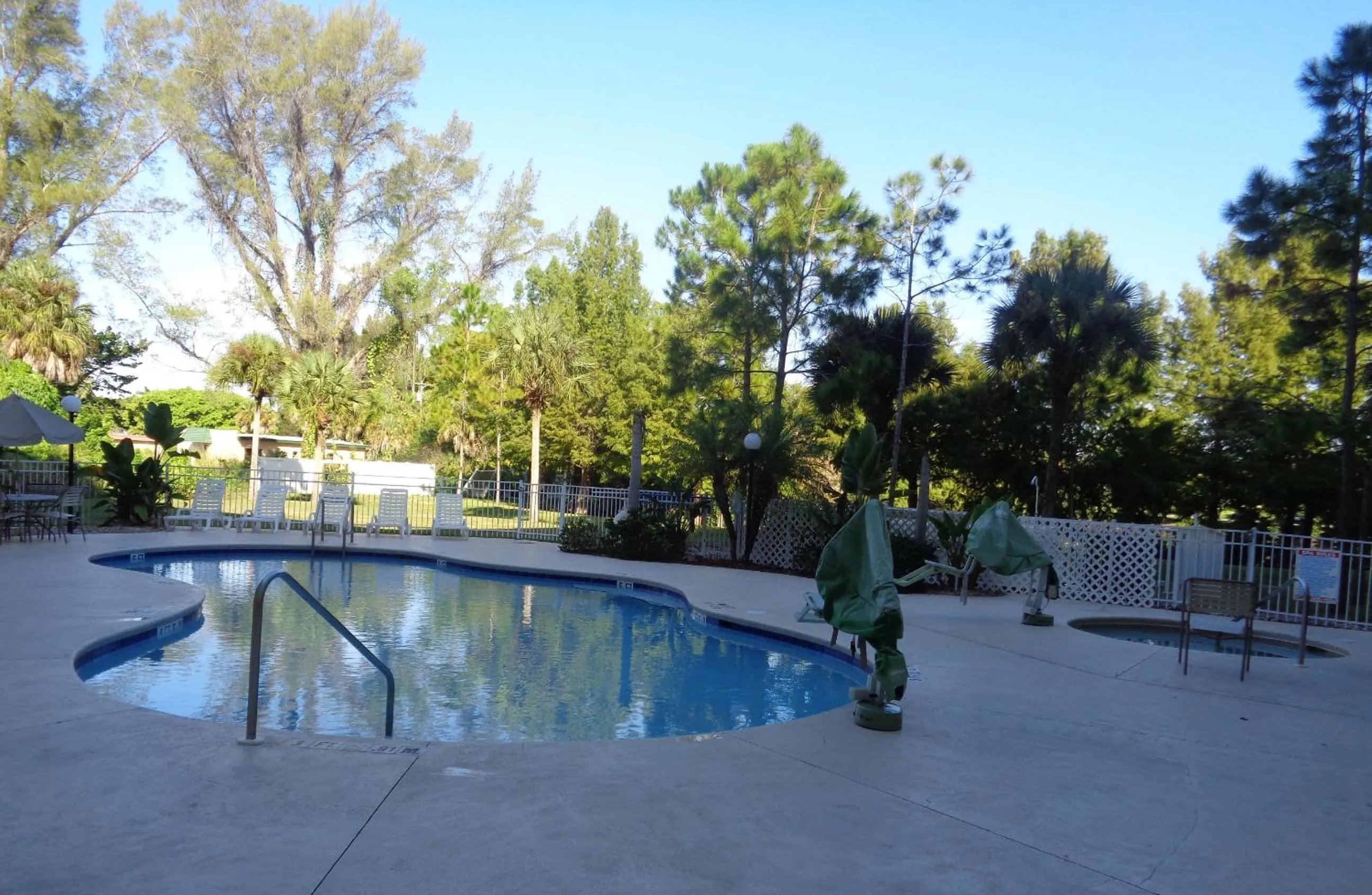 Pool view in Allure Suites of Fort Myers
