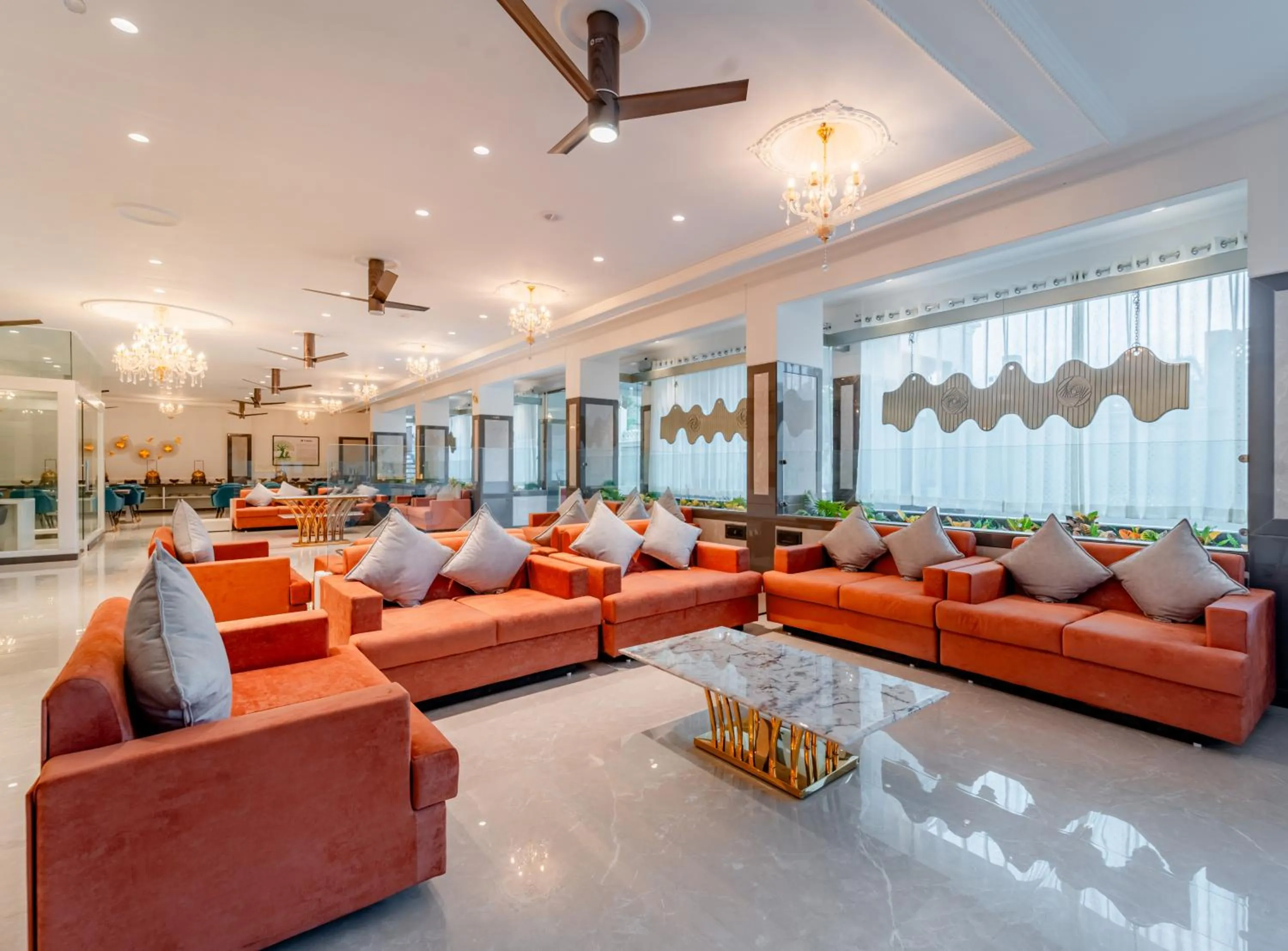 Lobby or reception in Treebo Premium Omni Residency