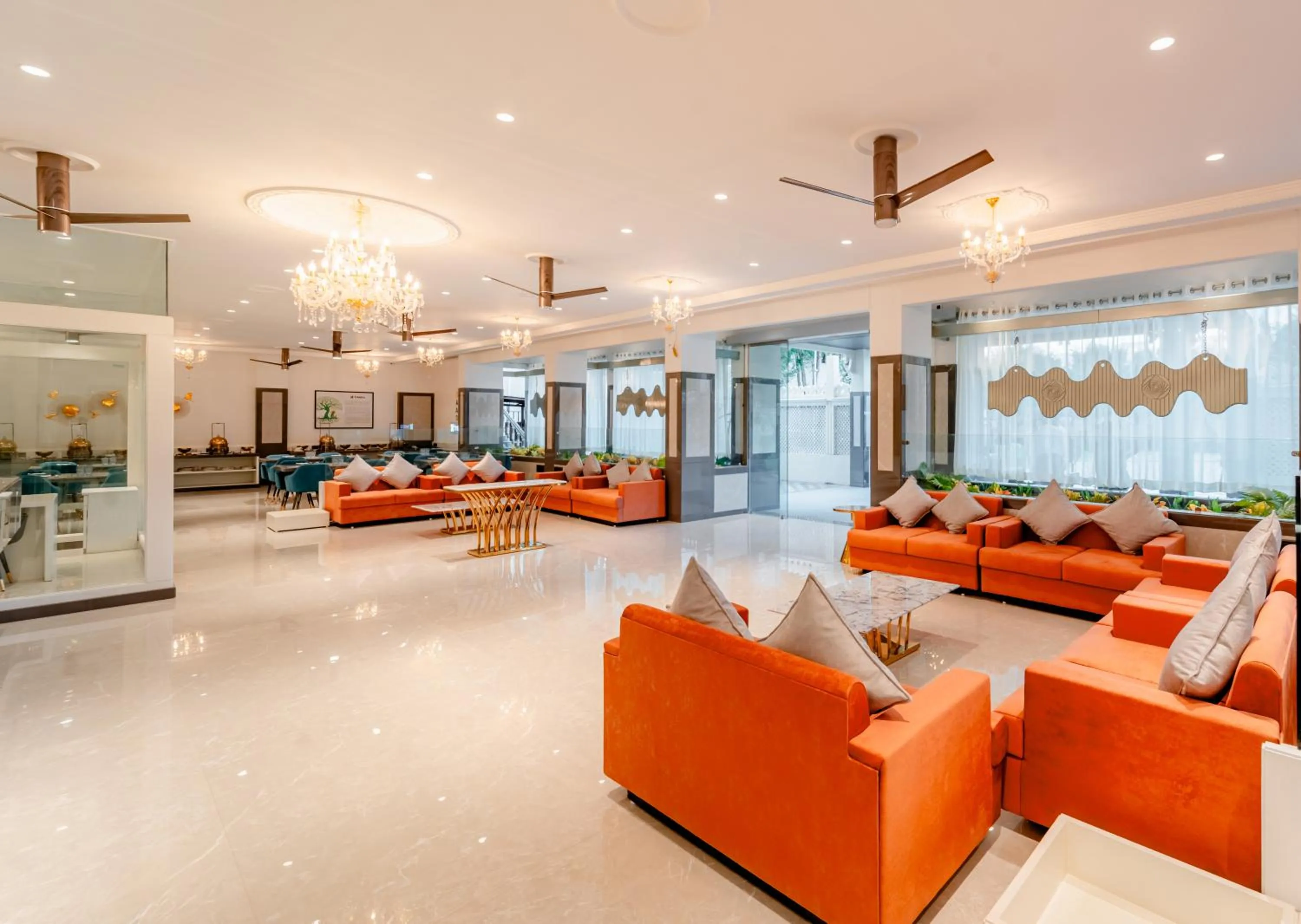 Lobby or reception in Treebo Premium Omni Residency