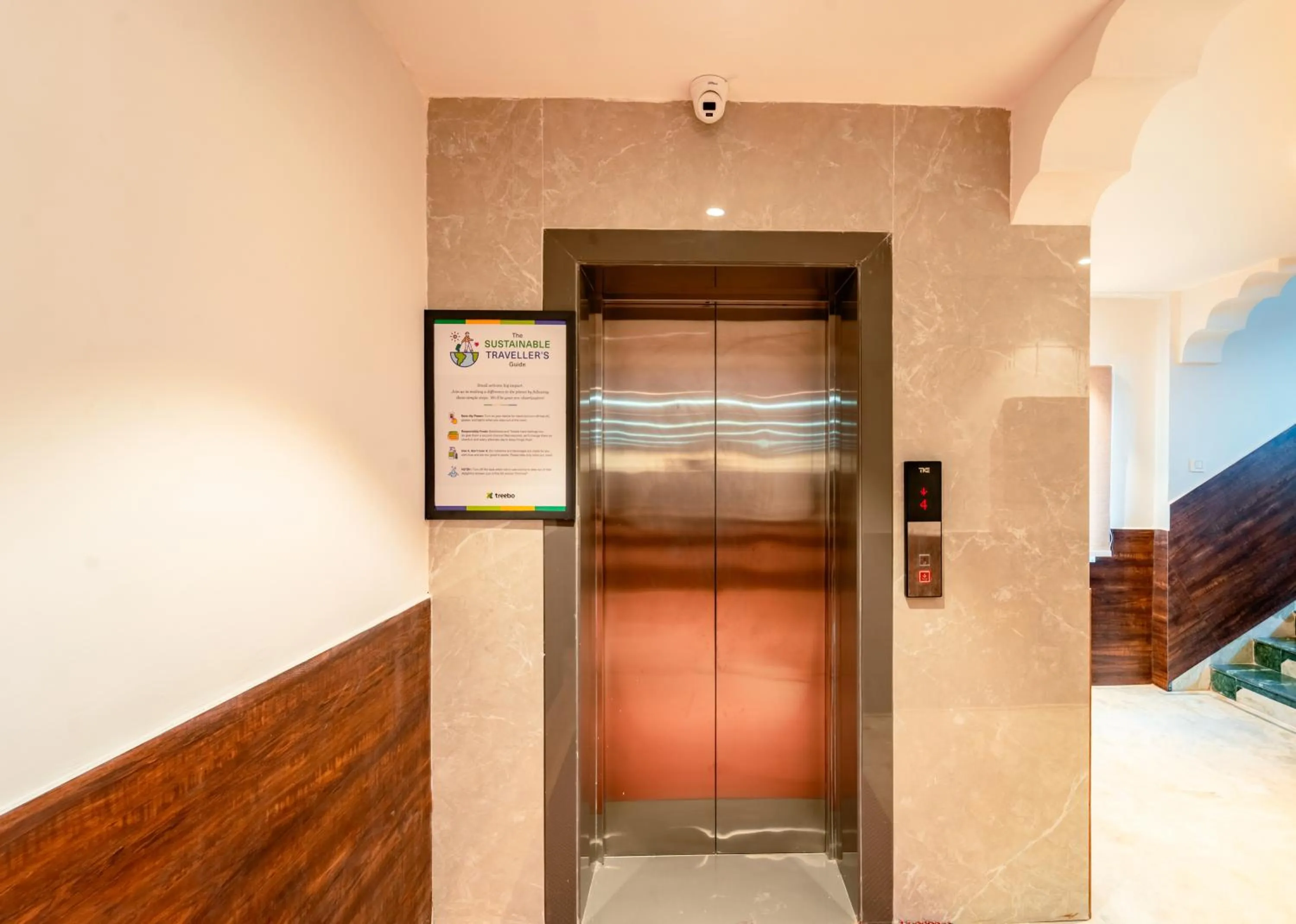 elevator in Treebo Premium Omni Residency