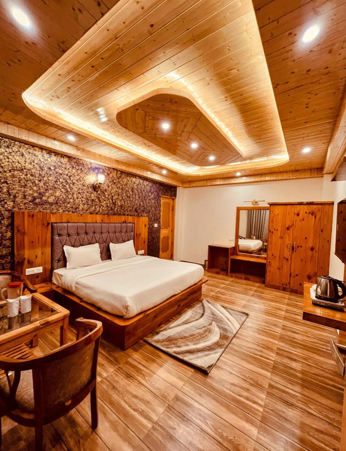 Bed in The Sunset Haven