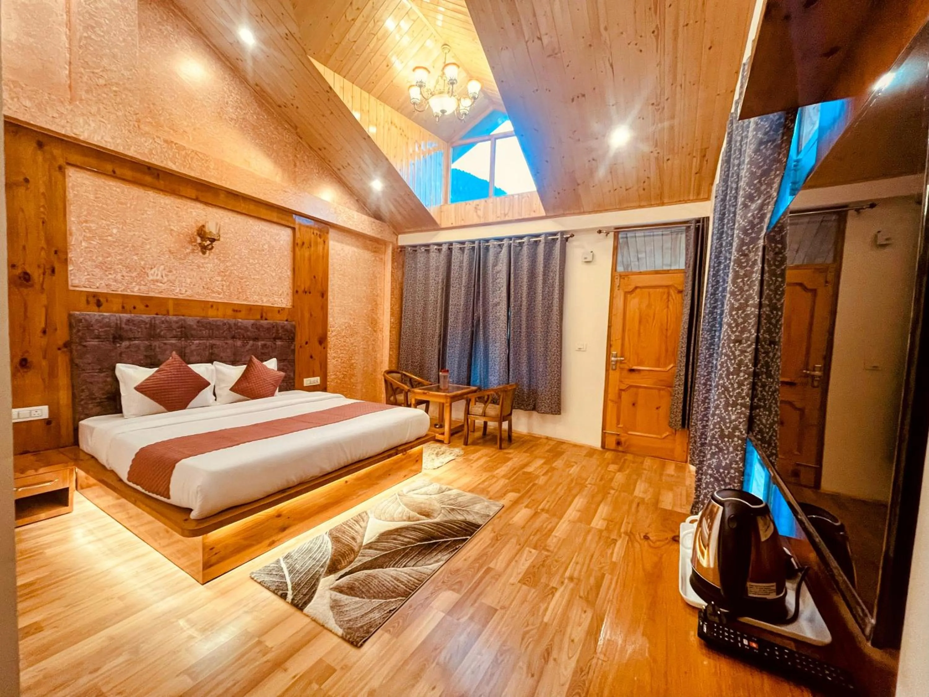 Bed in The Sunset Haven