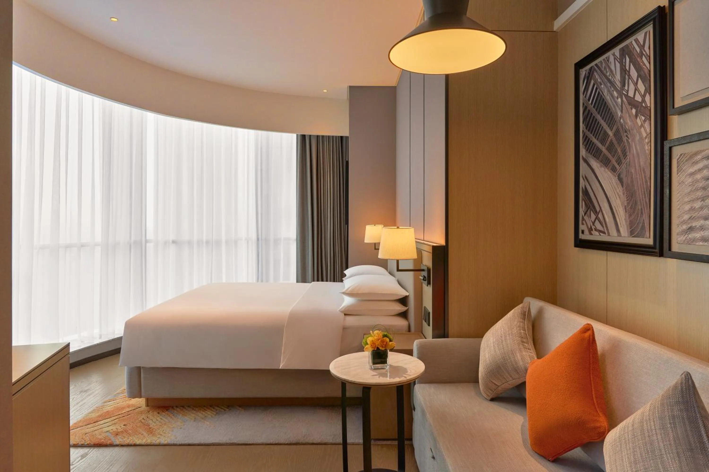 Bed in Hyatt Place Nantong Xinghu City Plaza