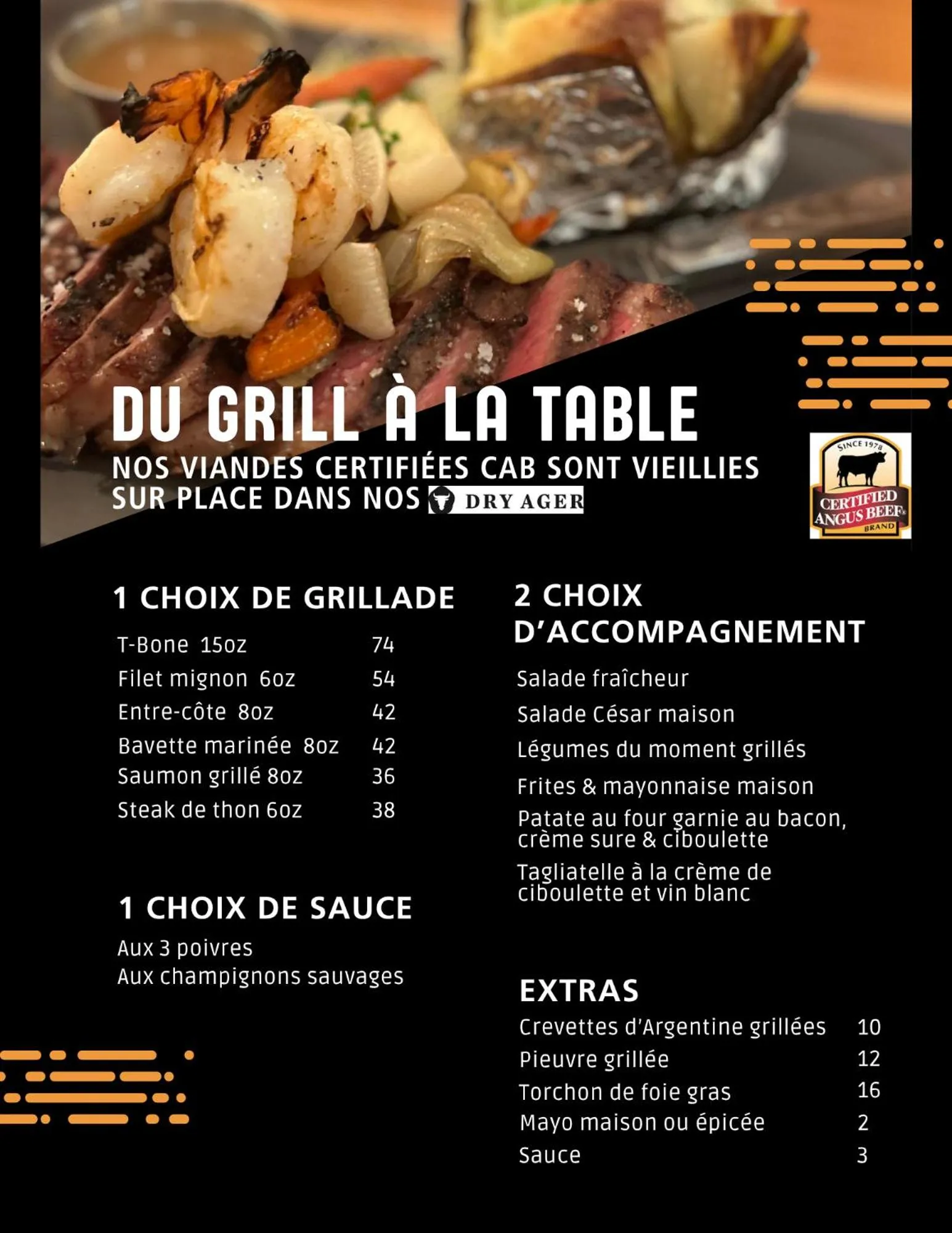 Restaurant/places to eat in Auberge et Chalets sur le Lac