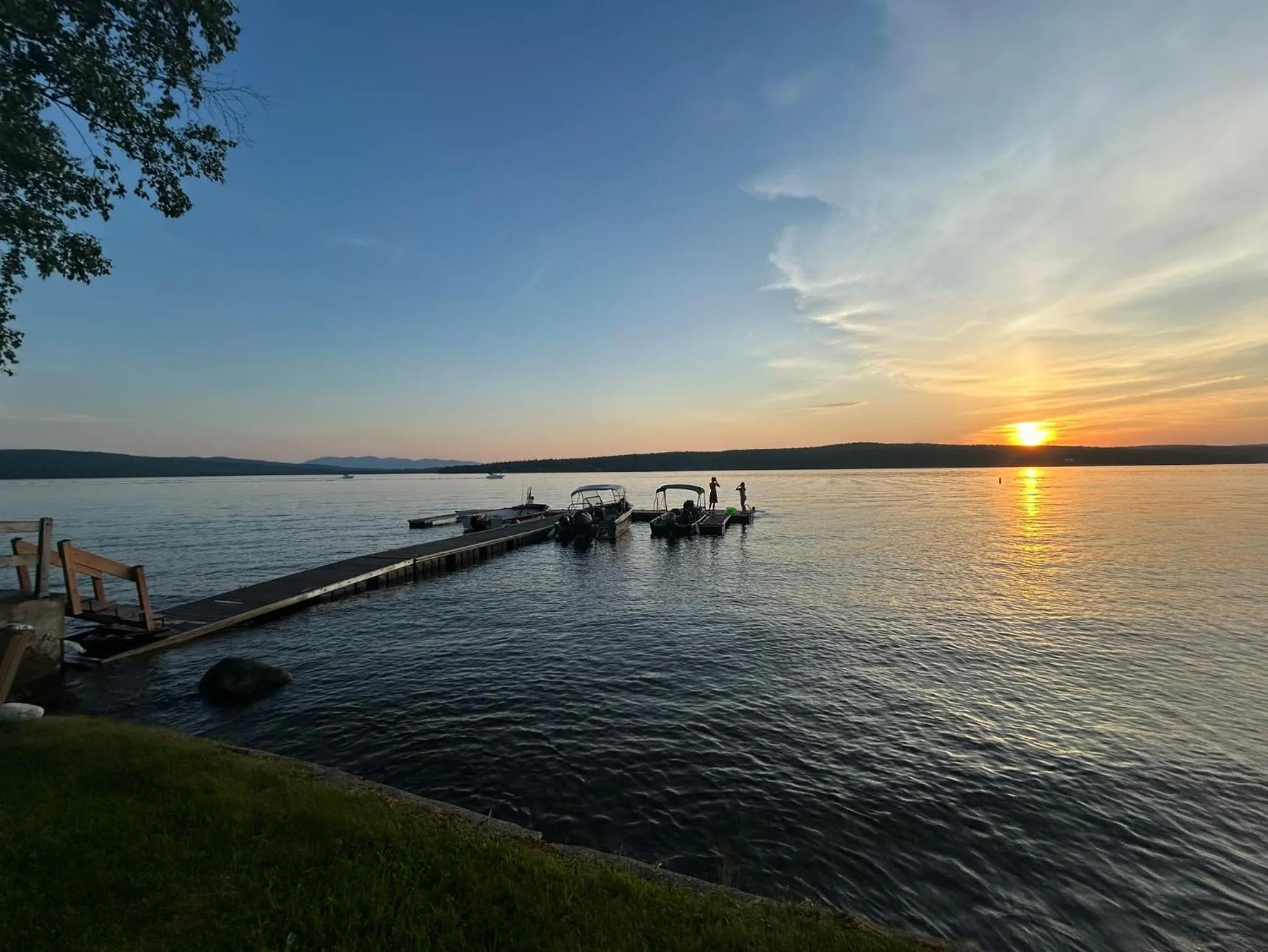 Lake view in Auberge et Chalets sur le Lac