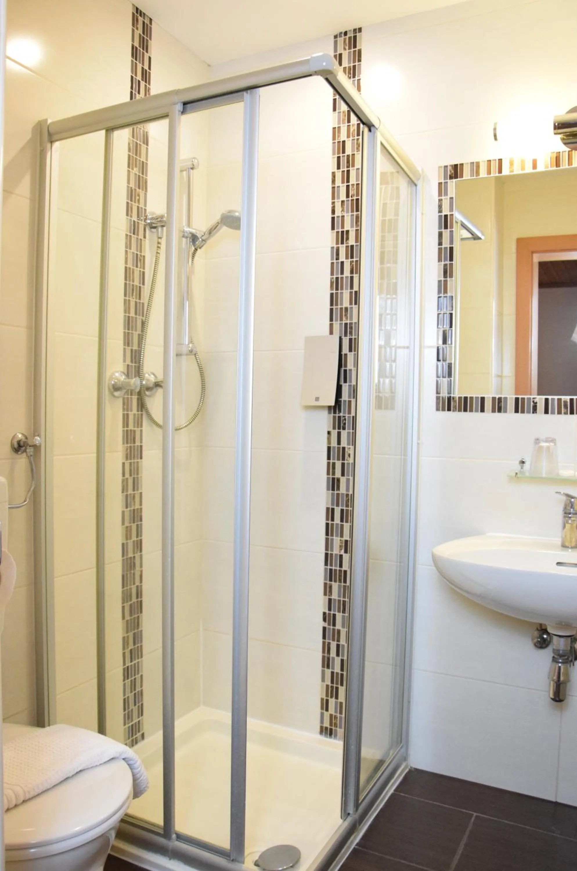 Shower in Appartmenthaus Rosenhof