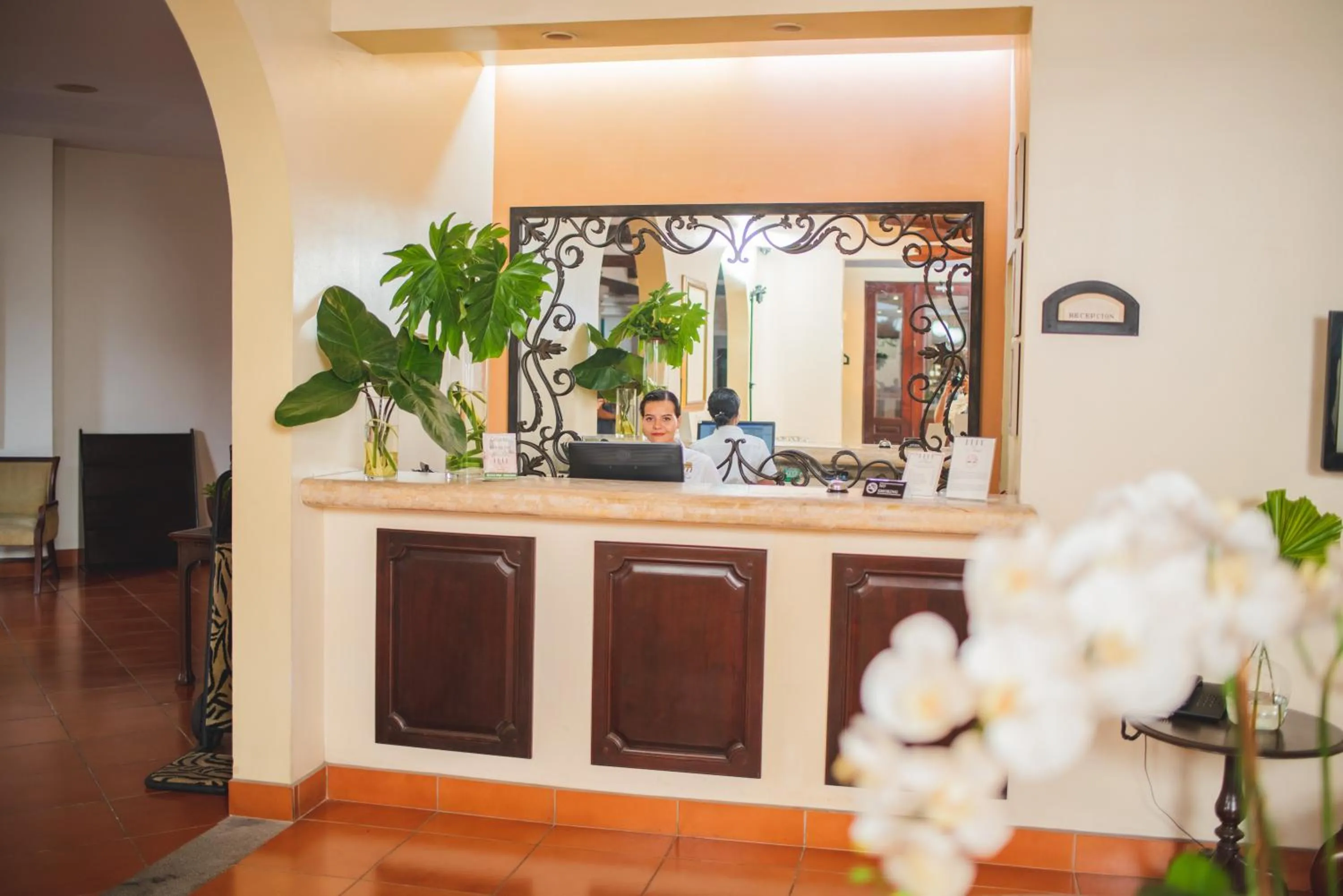 Living room in Hotel Los Portales