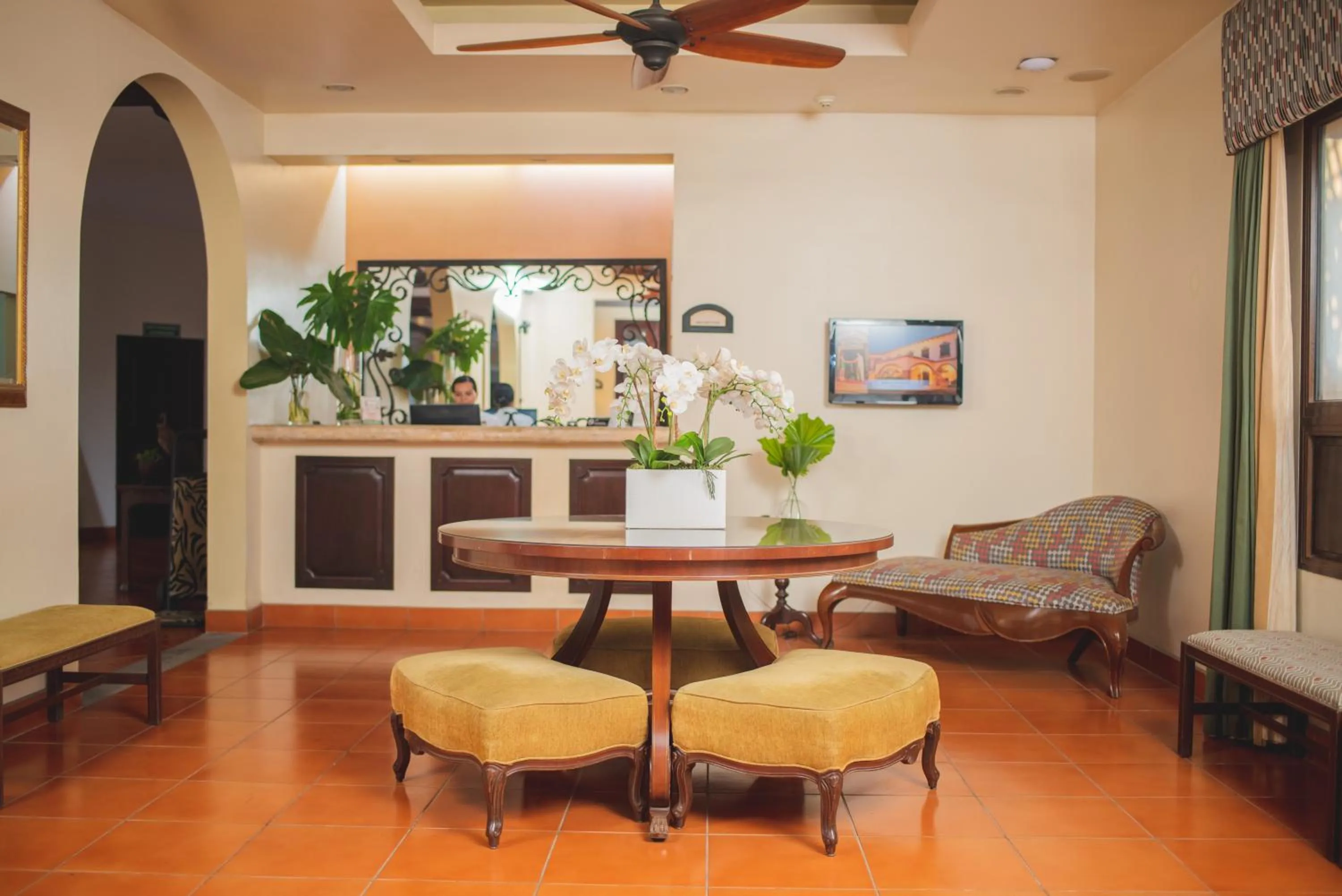 Living room in Hotel Los Portales