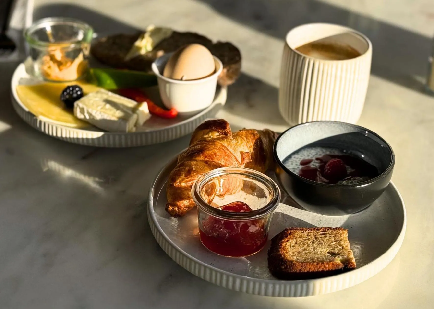 Continental breakfast in John & Will Silo-Hotel by Guldsmeden