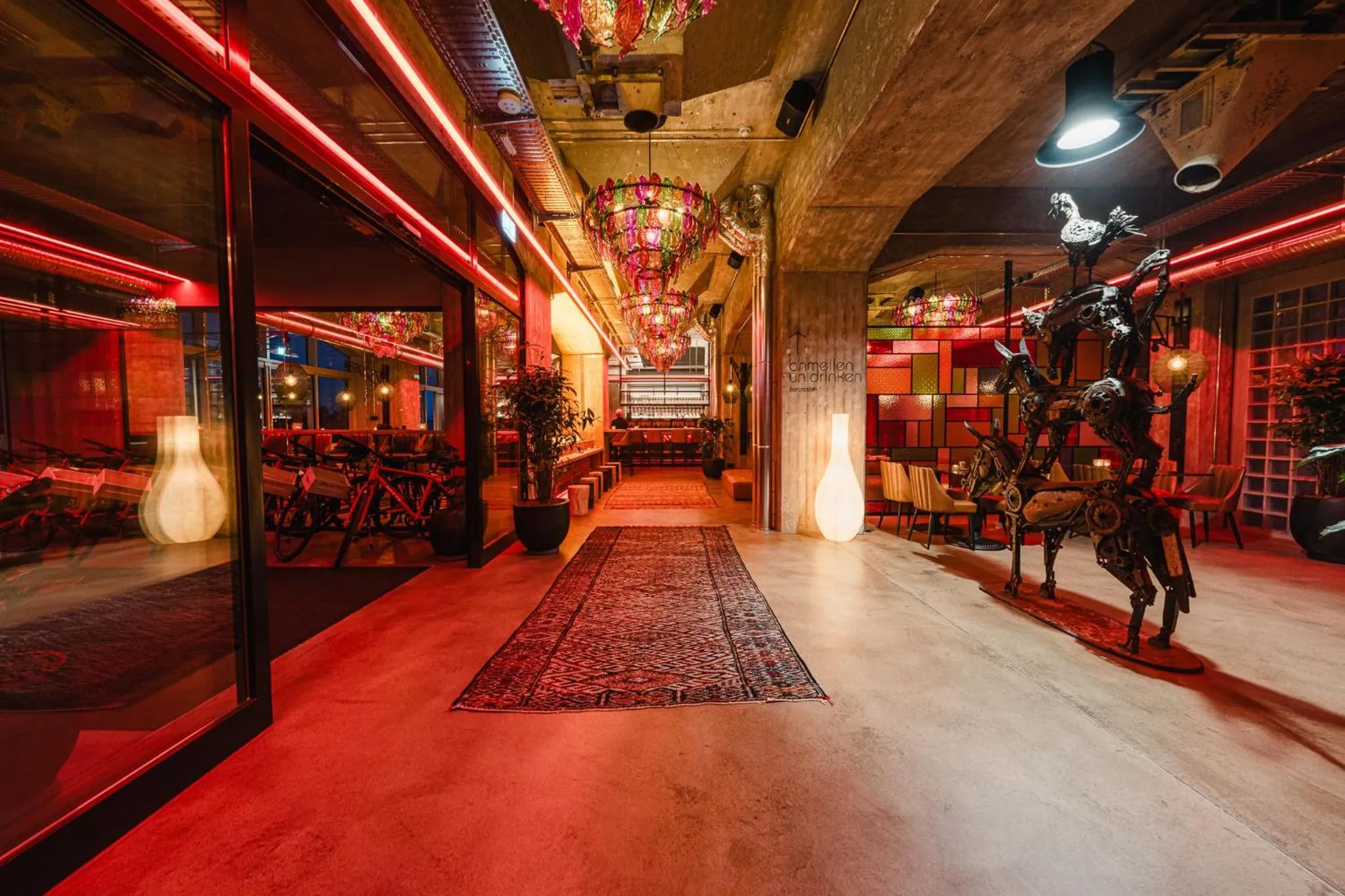 Lobby or reception in John & Will Silo-Hotel by Guldsmeden