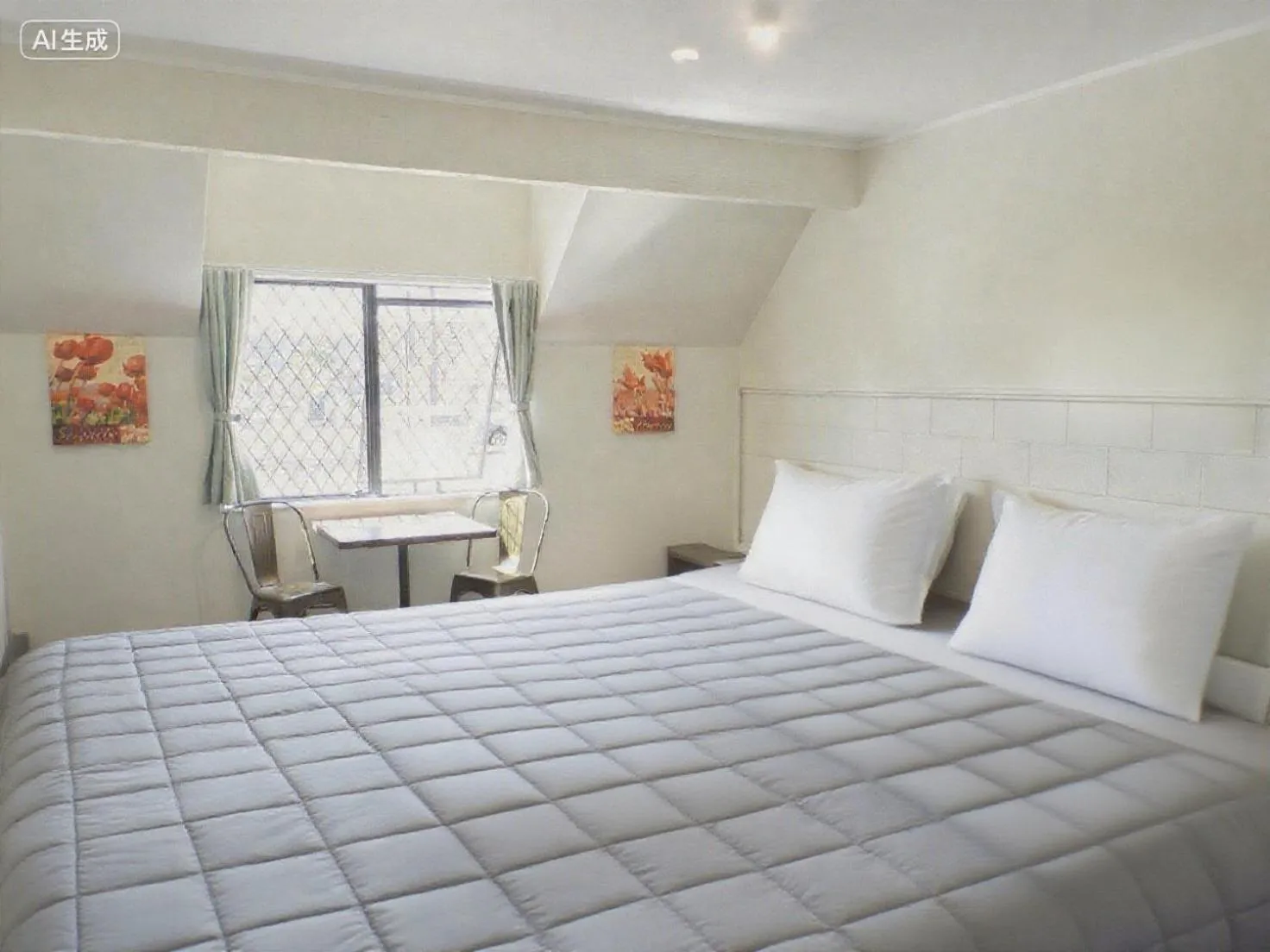 Bed in Drury Motor Lodge