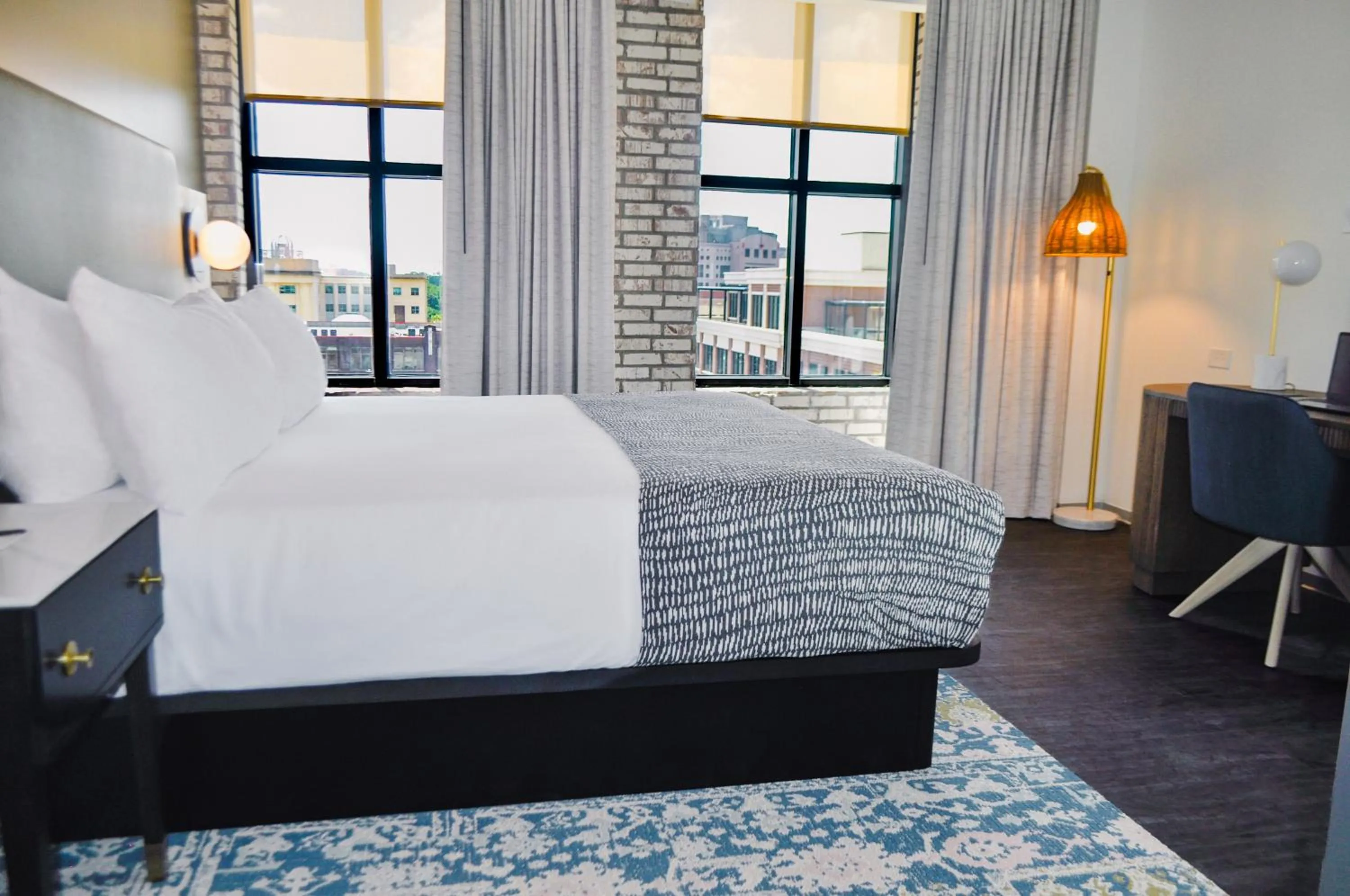 Bed in Origin Atlanta, a Wyndham Hotel