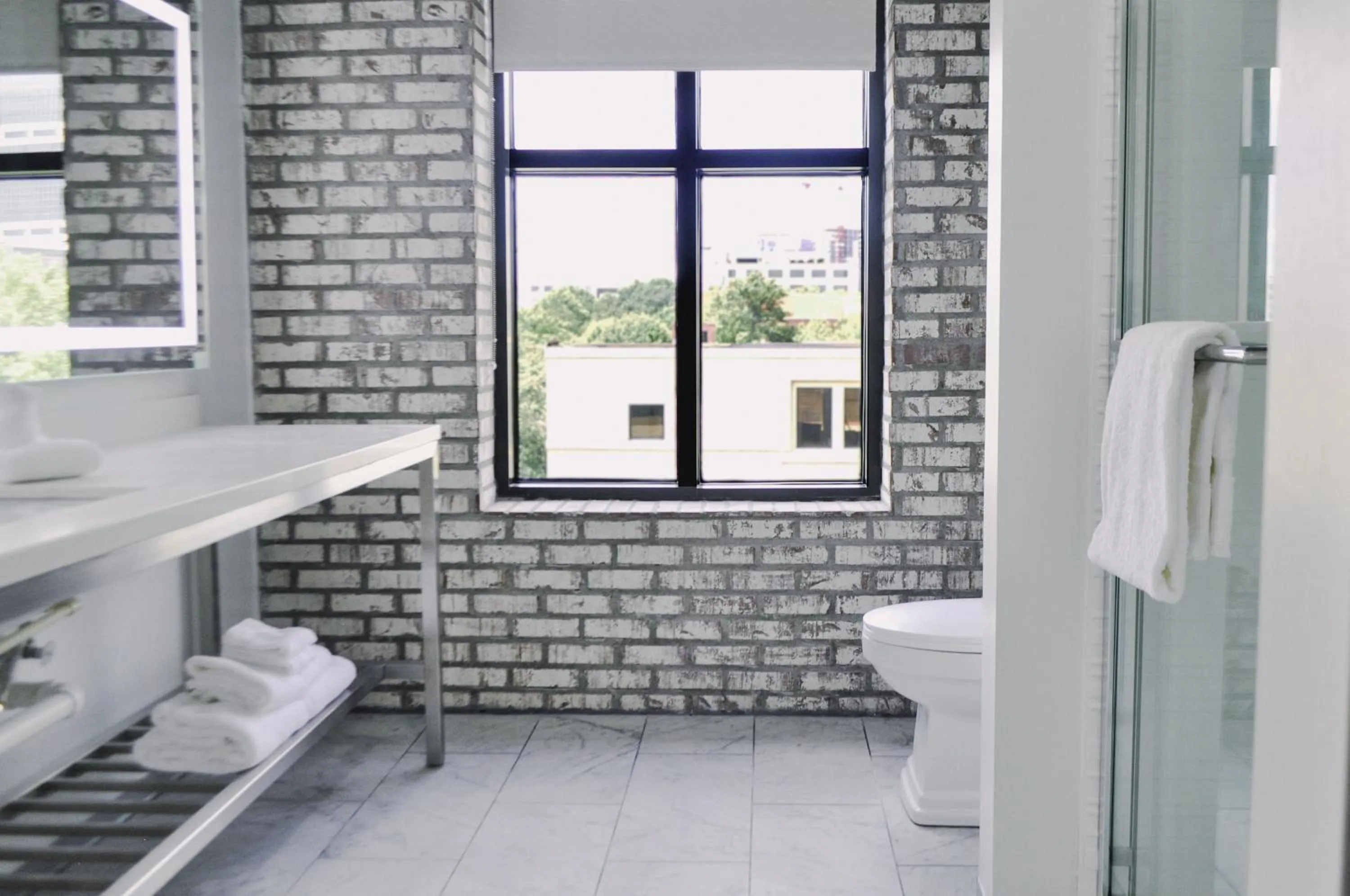 Bathroom in Origin Atlanta, a Wyndham Hotel